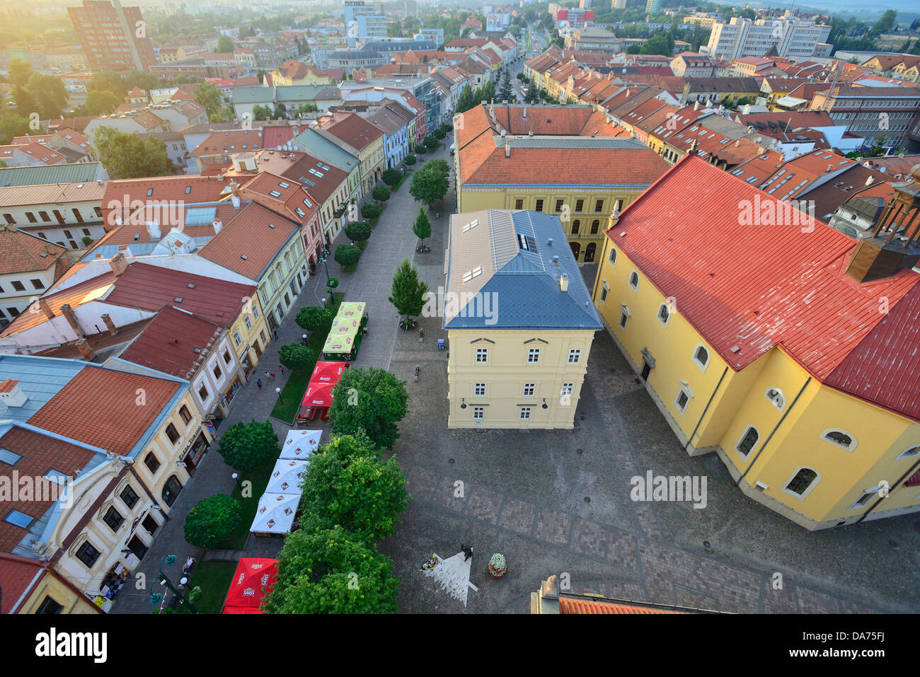 Abend in der Stadt Stockfoto