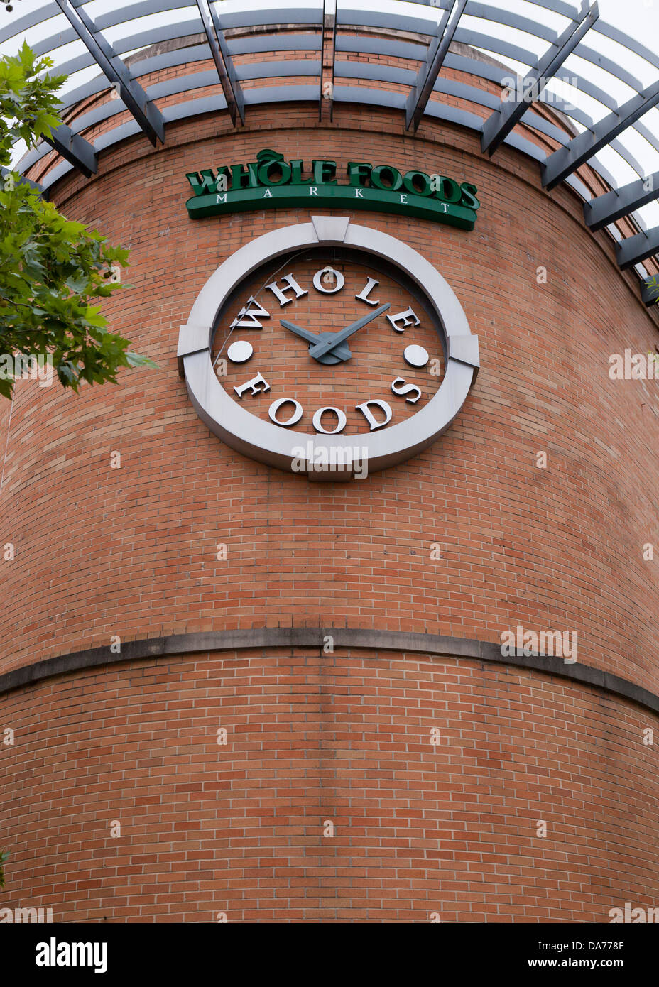 Ganze Foods Market Zeichen Stockfoto