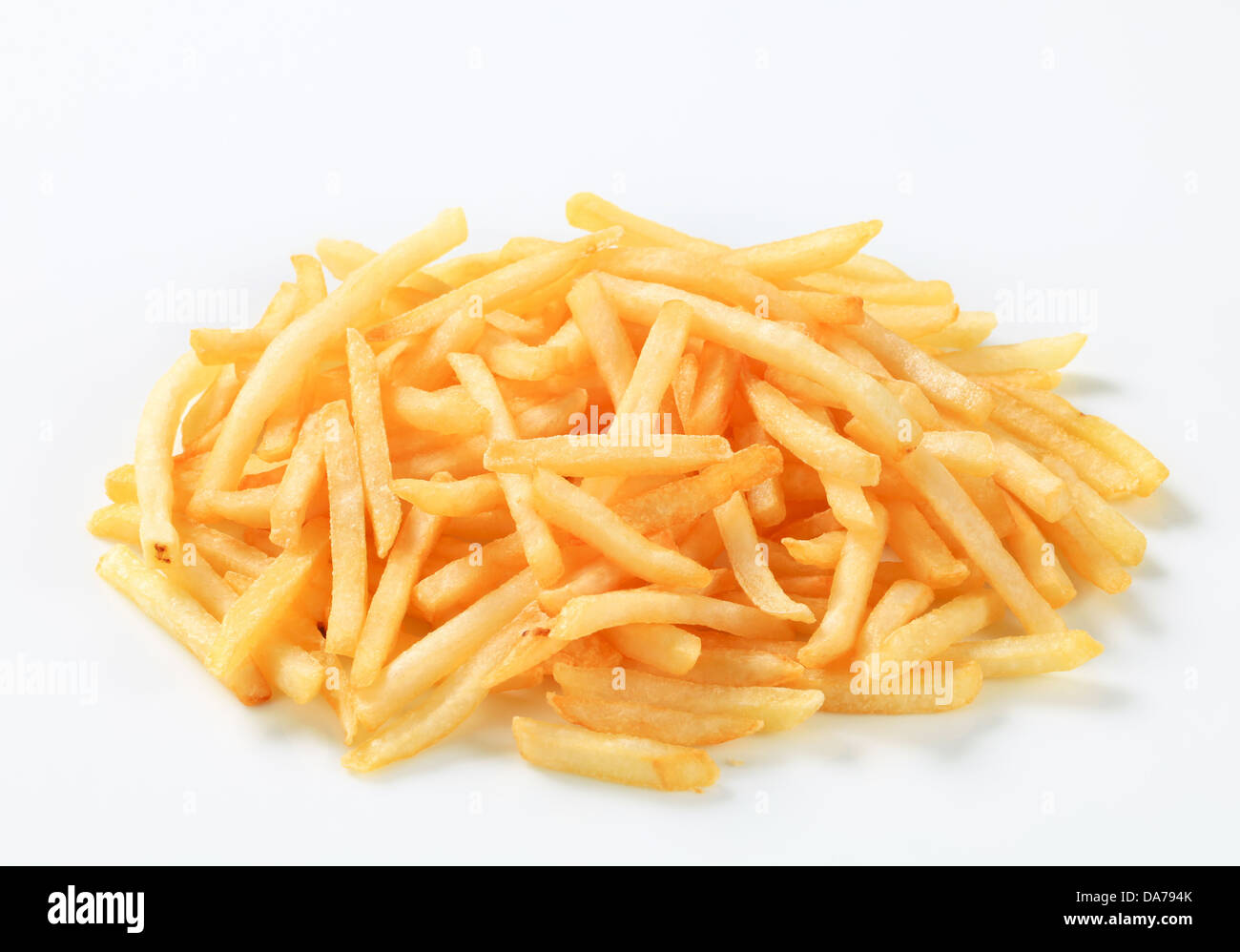 Frisch gebraten Pommes frites - Studio gedreht Stockfoto