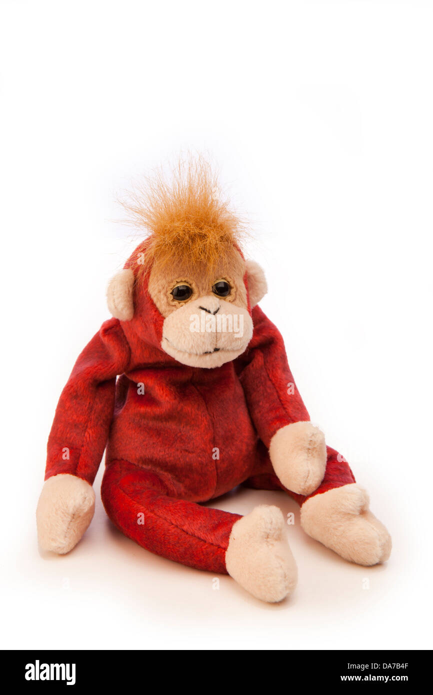 Spielzeug, Ty Beanie Baby Babys, Schweetheart der Affe Plüschtier von 1999 Stockfoto