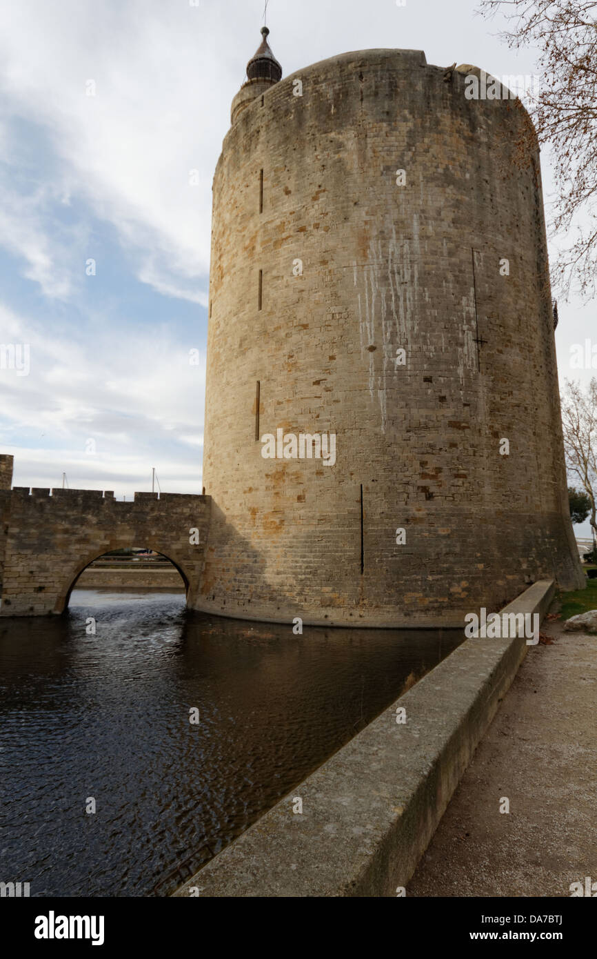 Constance Turm, Aigues-Mortes. Petite Camargue, Gard, Languedoc-Roussillon, Frankreich Stockfoto