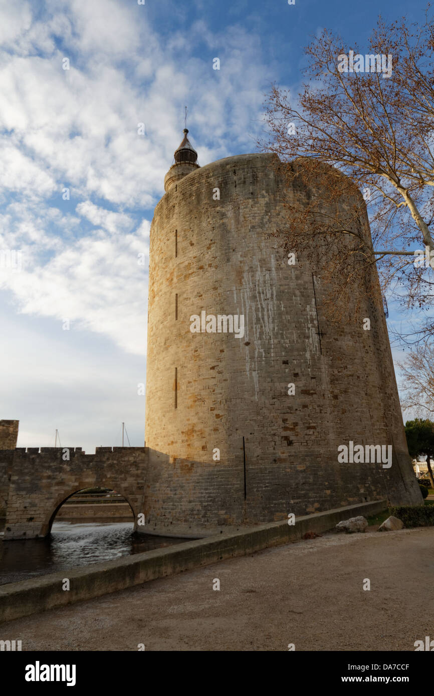 Constance Turm, Aigues-Mortes. Petite Camargue, Gard, Languedoc-Roussillon, Frankreich Stockfoto