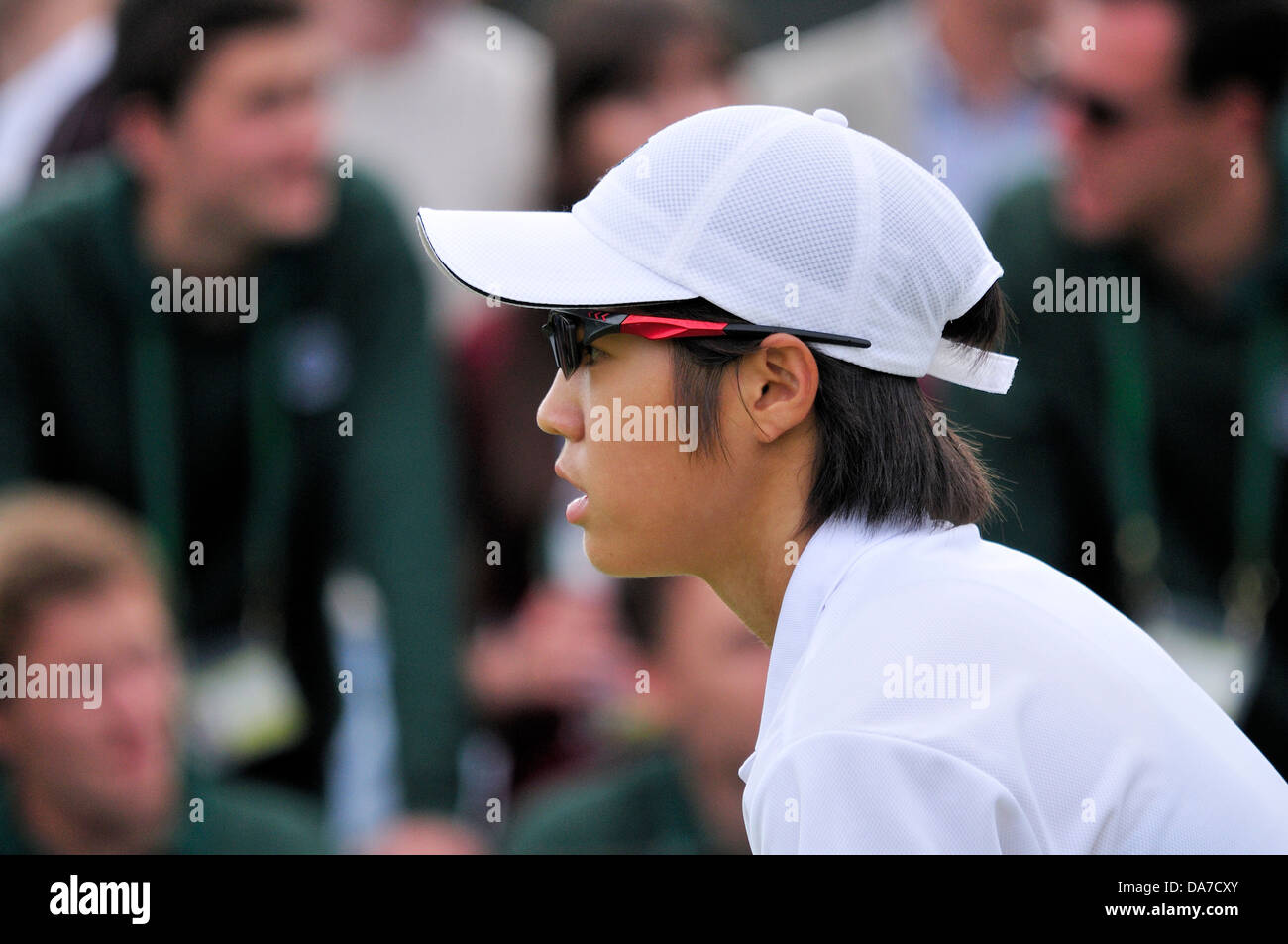 Mami Adachi (Japan) Wimbledon 2013 Stockfotografie - Alamy