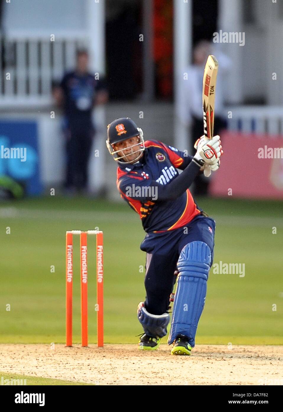 Canterbury, UK. 5. Juli 2013. Owais Shah (Essex). Kent V Essex. Freunde Leben T20. Die Spitfire-Boden. St Lawrence. Canterbury. Kent. Bildnachweis: Sport In Bilder/Alamy Live-Nachrichten Stockfoto