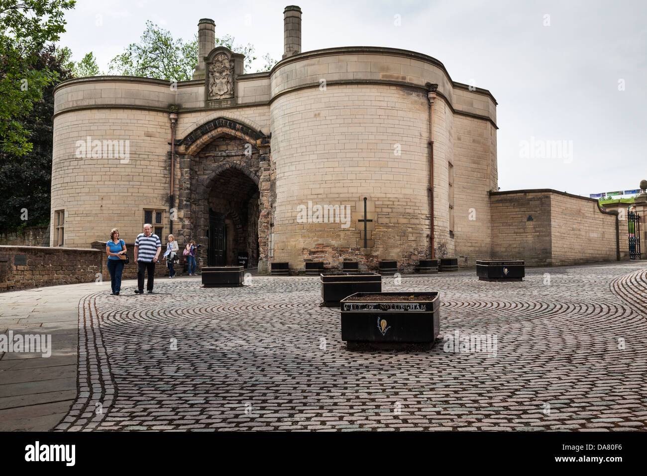 Burg von Nottingham, Nottinghamshire, England Stockfoto