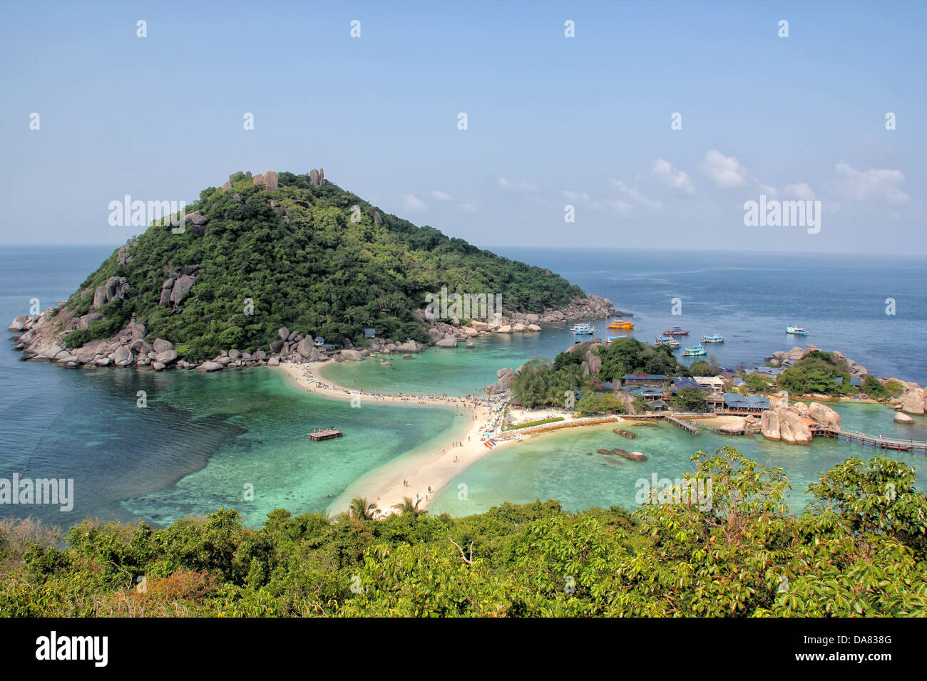 Nangyuan Insel Strand in Thailand Stockfoto