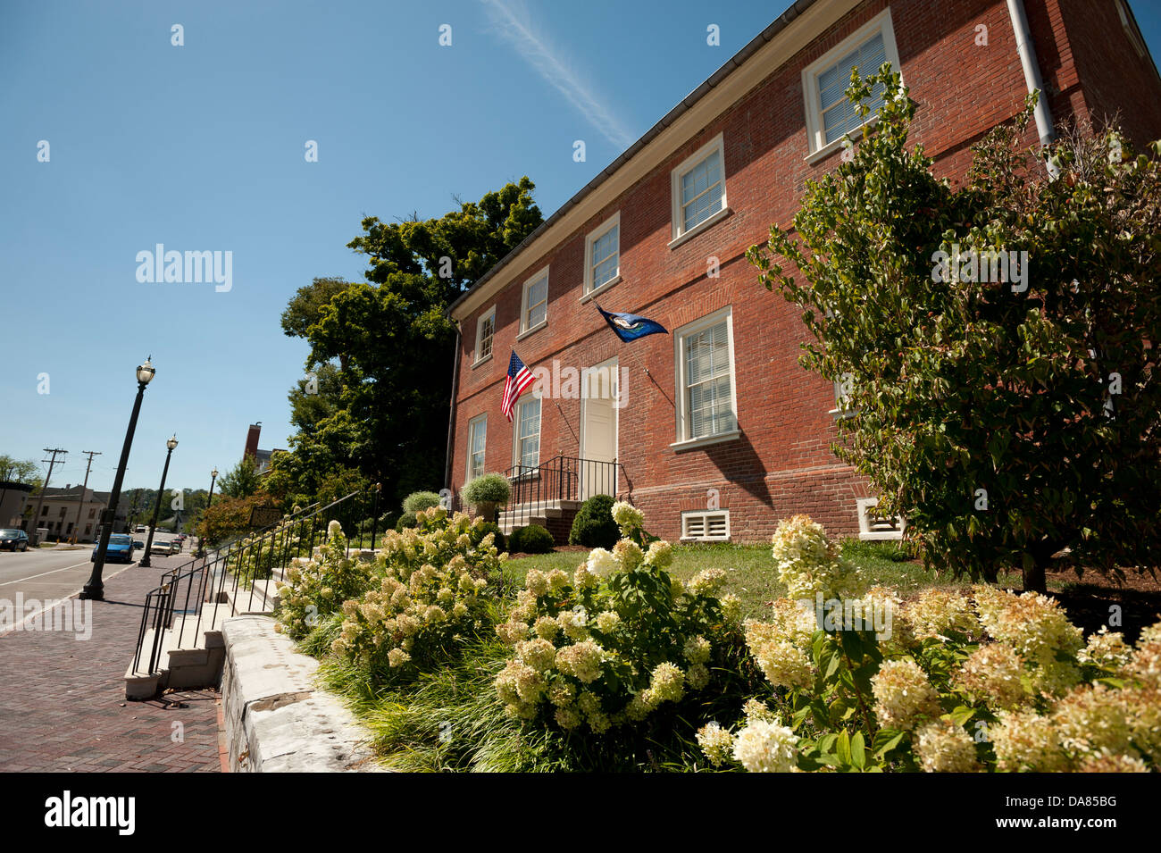 Alte Residenz des Gouverneurs, Frankfort, Kentucky, Vereinigte Staaten von Amerika Stockfoto