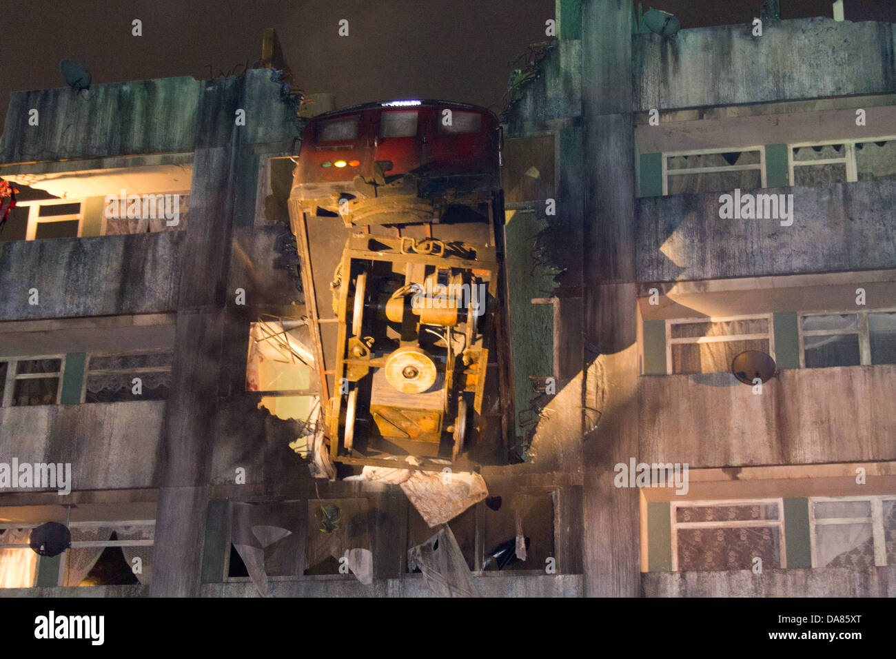 Block9 Arena auf dem Glastonbury Festival 2013, Somerset, England, Vereinigtes Königreich. Stockfoto