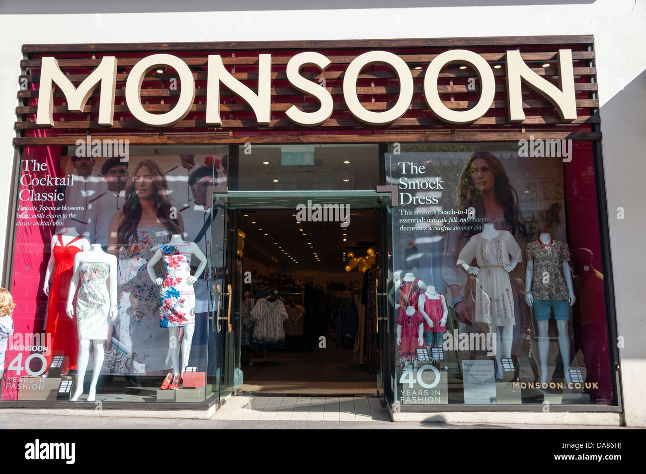 Monsun store, UK. Stockfoto