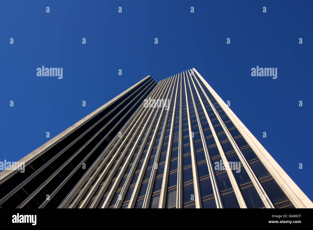 Zeigen Sie an, Erastus Corning Tower in Albany, NY, USA. Stockfoto