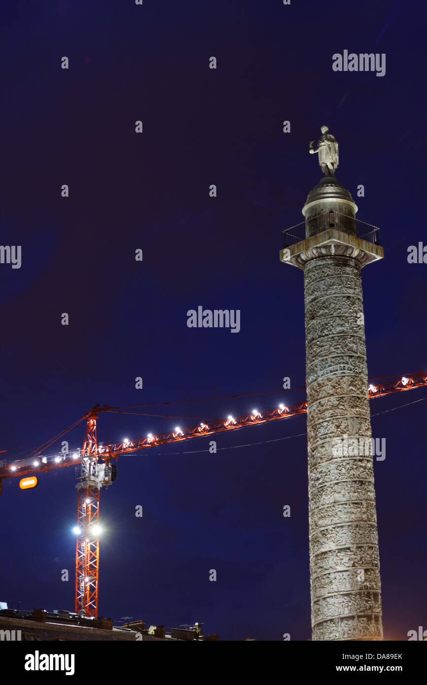 Place Vendome während der Weihnachtszeit Zeit Paris Frankreich Stockfoto