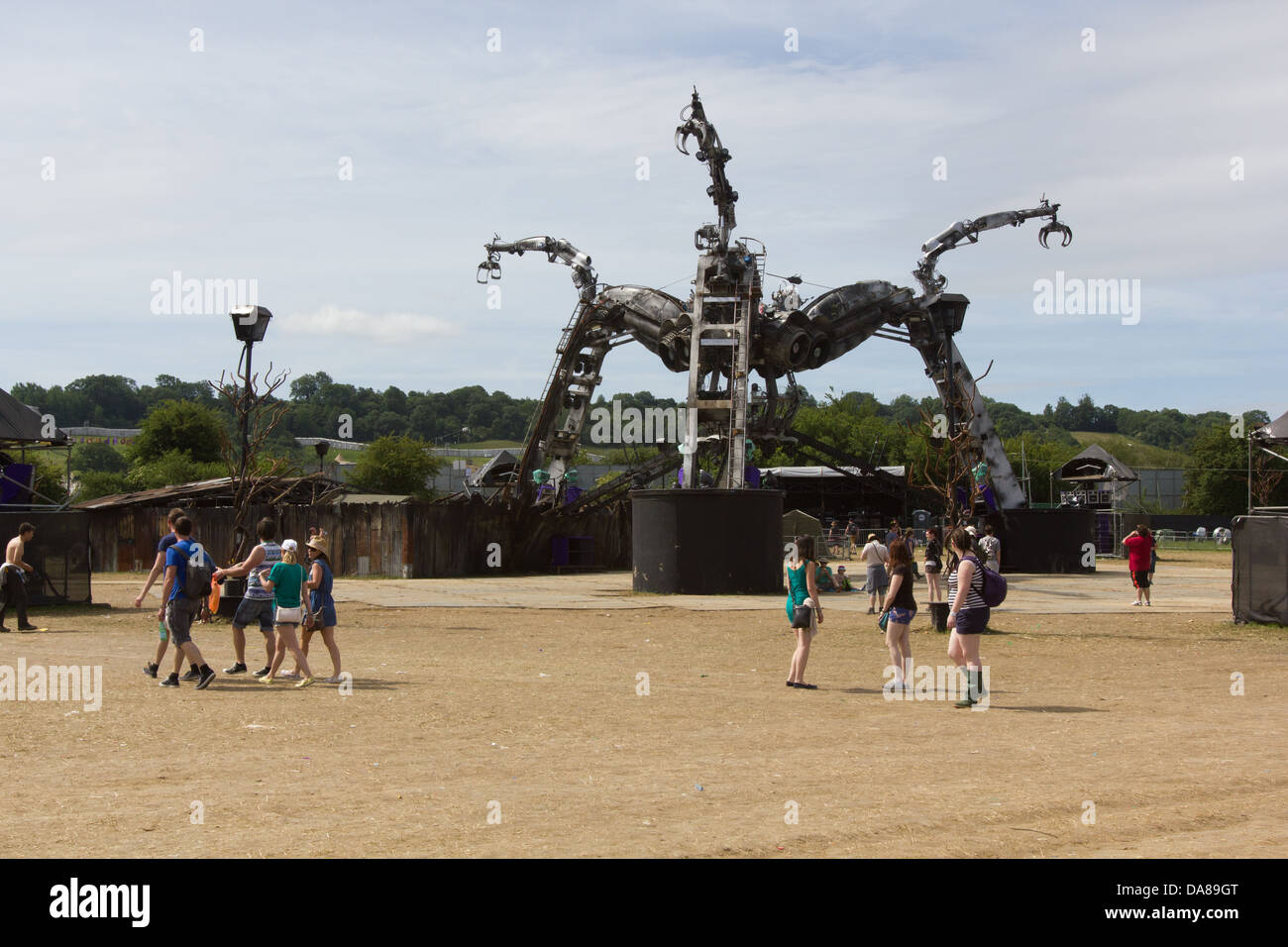 Arcadia, Glastonbury Festival, Somerset, England, Vereinigtes Königreich. Stockfoto