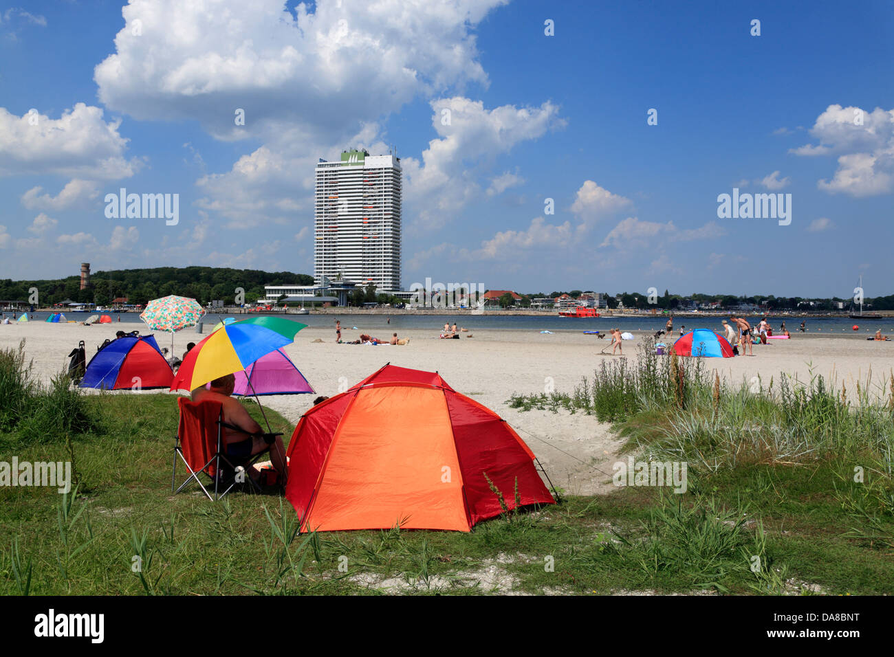 Priwall Strand, Travemünde, Schleswig-Holstein, Ostseeküste, Deutschland, Europa Stockfotografie ...
