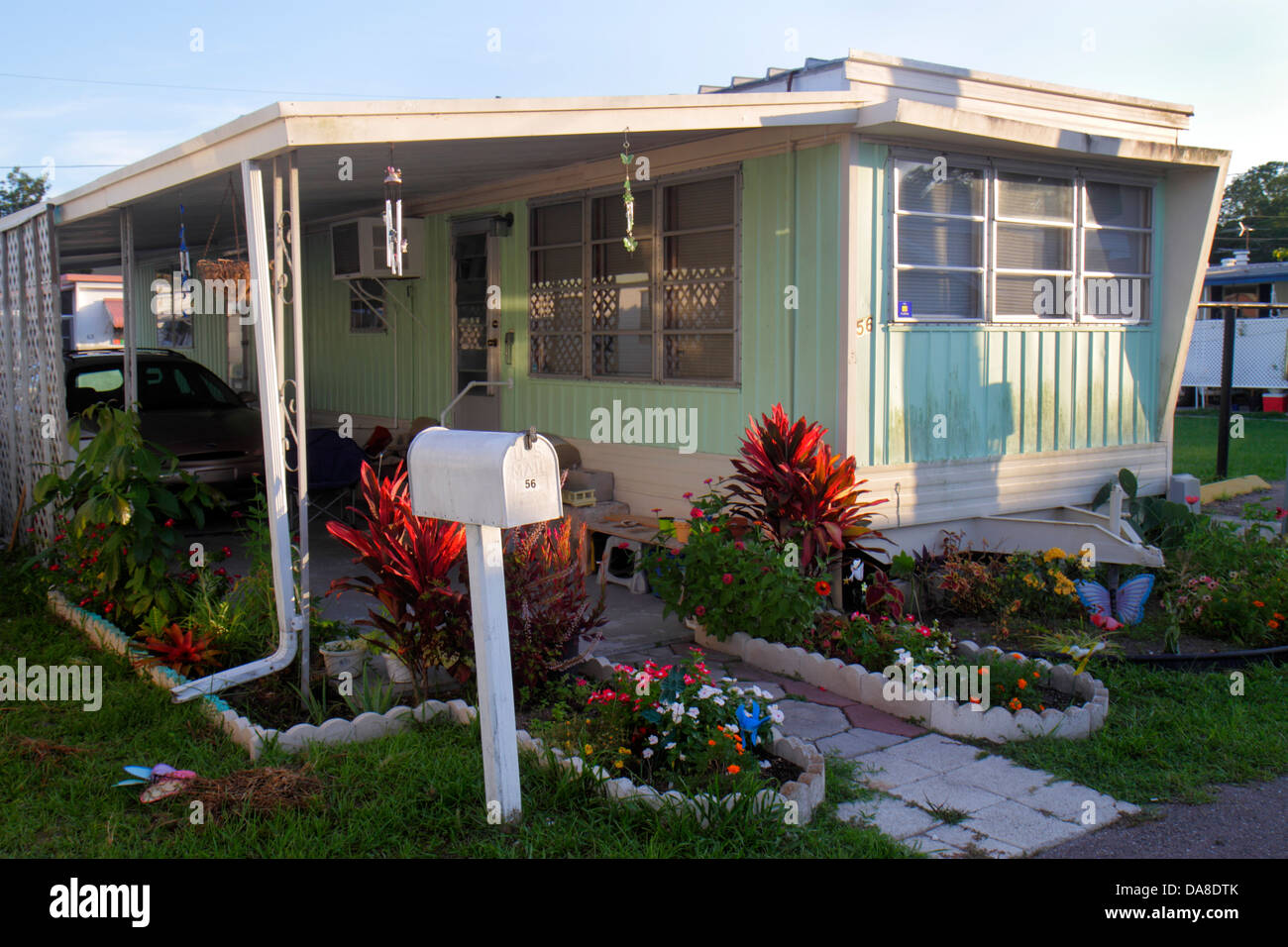 Florida, Saint St. Petersburg, Largo, Belleair Village Motel, Hotel, Wohnmobil-Wohnpark, FL130701052 Stockfoto