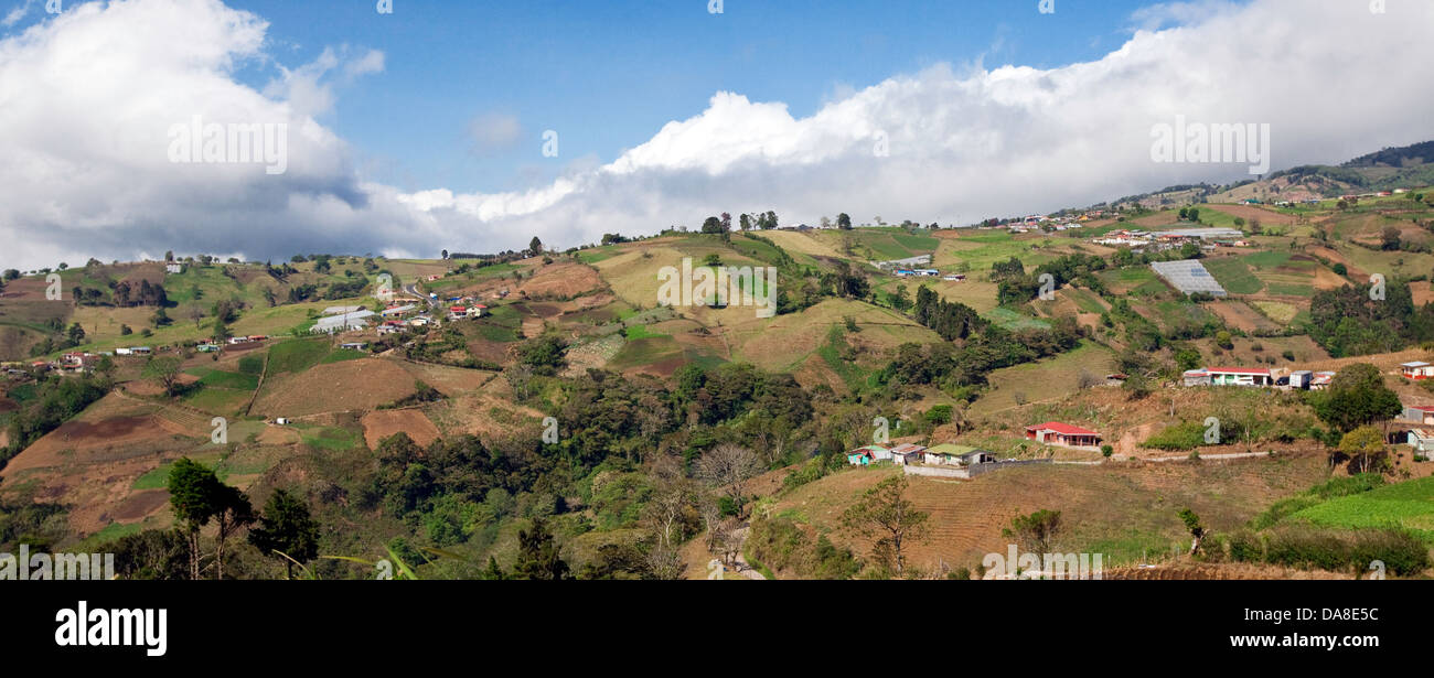 Costa Rican Landschaft Stockfoto