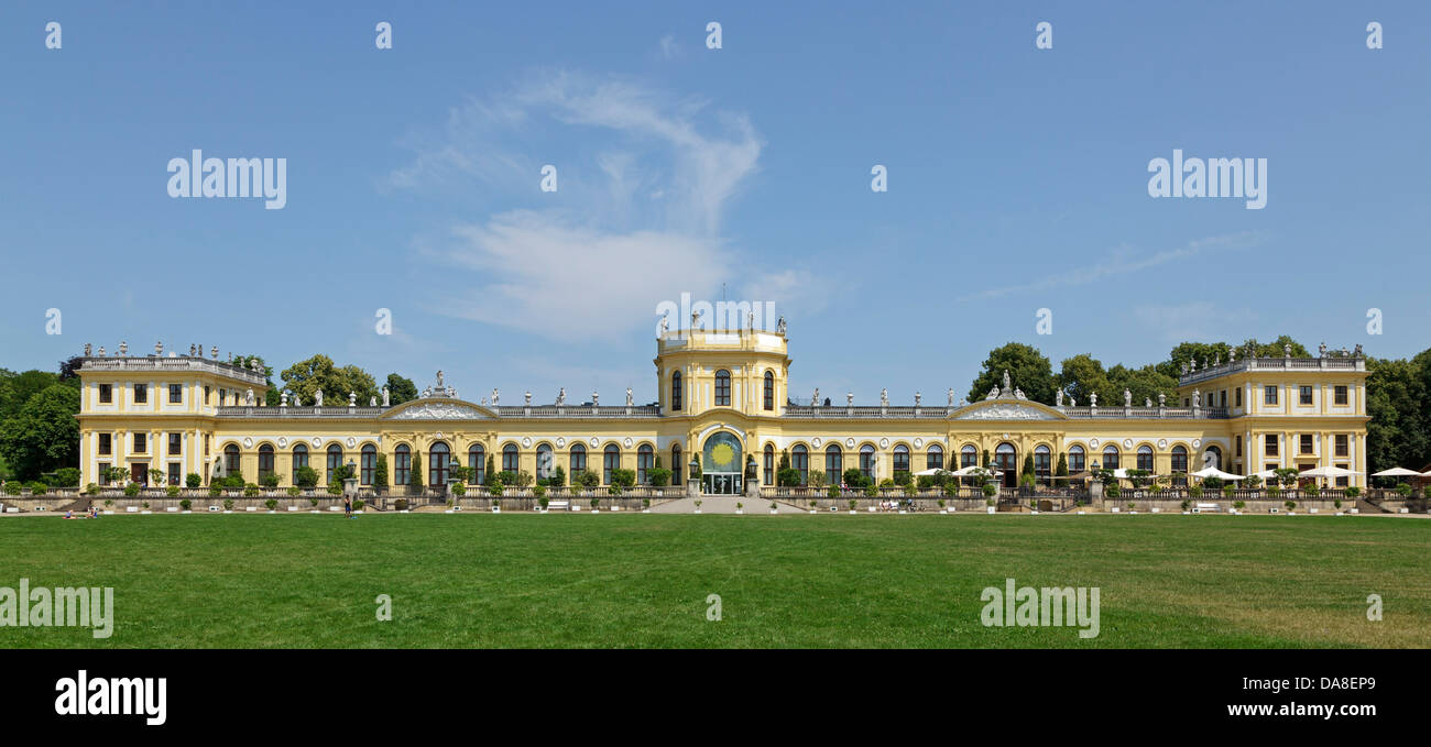 Orangerie, Karls-Aue-Park, Kassel, Hessen, Deutschland Stockfoto