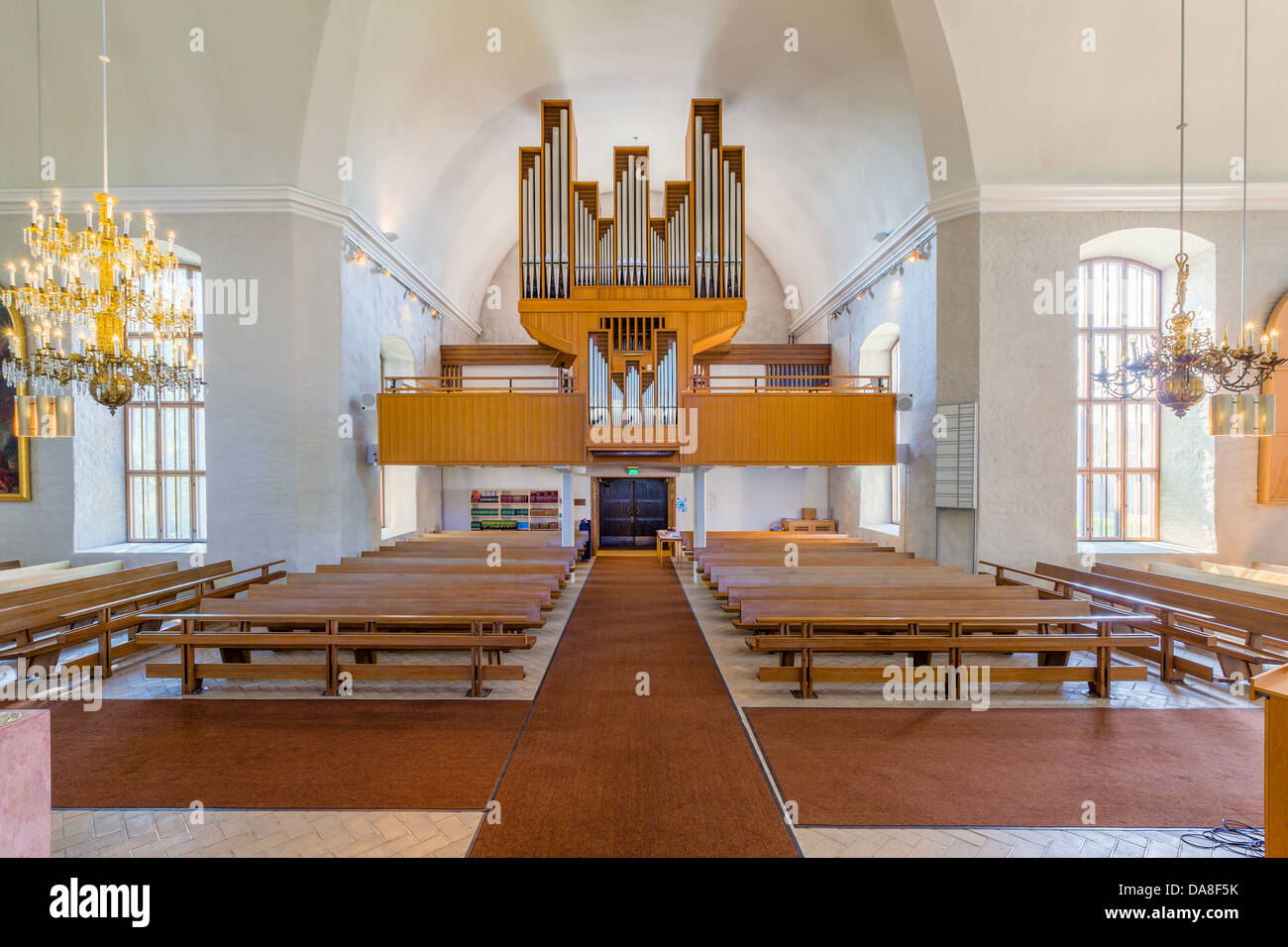 Kirkkonummi St. Michaelskirche Stockfoto