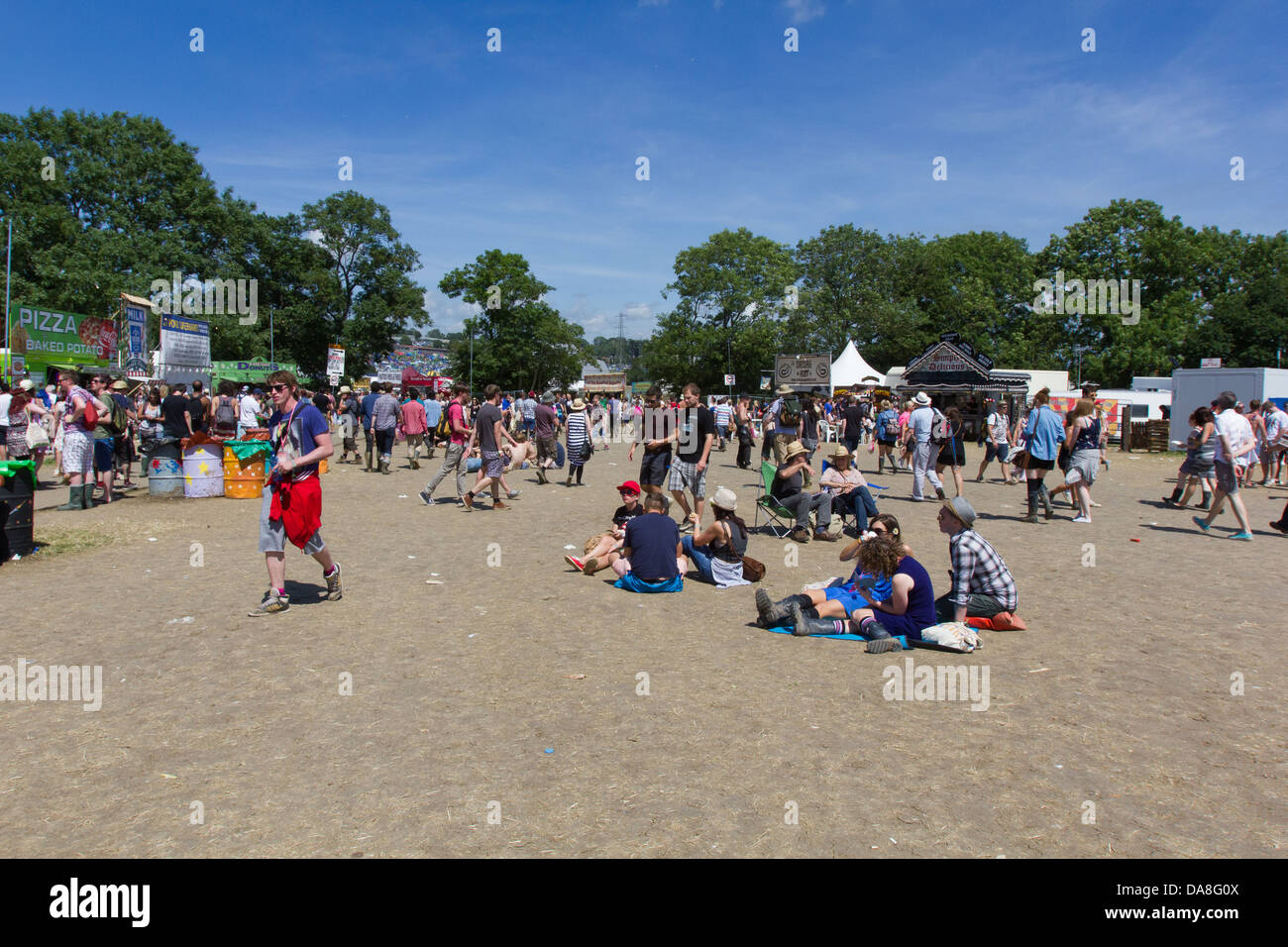 Glastonbury Festival 2013, Somerset, England, Vereinigtes Königreich. Stockfoto