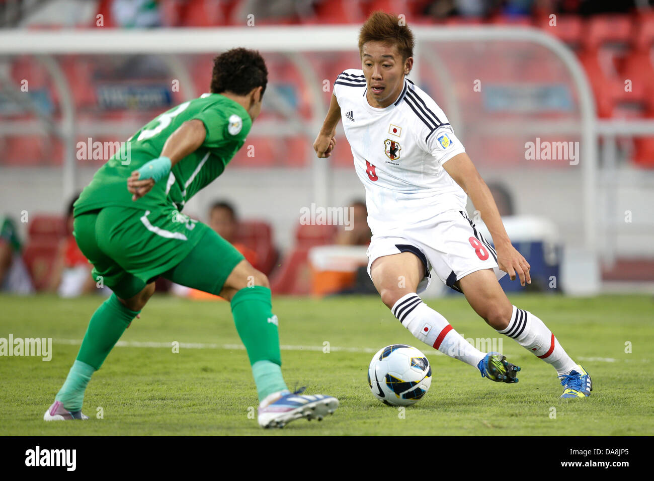 Hiroshi Kiyotake (JPN), 11. Juni 2013 - Fußball / Fußball: FIFA WM Brasilien 2014 asiatische Qualifikation Finale Runde Gruppe B zwischen Irak 0-1 Japan Al-Arabi Stadium, Doha, Katar. (Foto: AFLO) Stockfoto