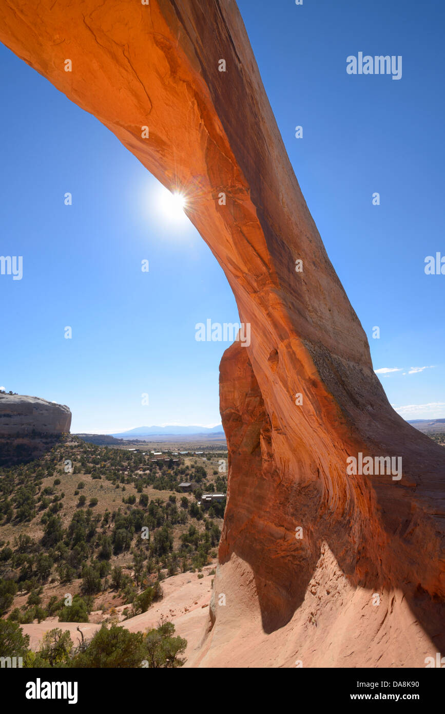 USA, USA, Amerika, Utah, Moab, Nordamerika, vier Ecken, Colorado, Plateau, Bogen, Wilson, Sandstein, Erosion, Rock, Stockfoto