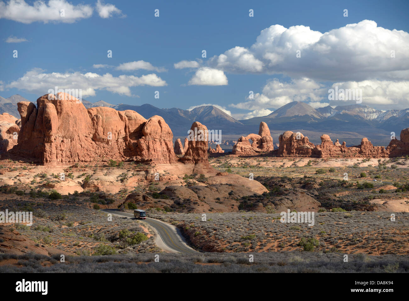 USA, USA, Amerika, Utah, Moab, Nordamerika, vier Ecken, Colorado Plateau, Bögen, Nationalpark, La Sal, Berg Stockfoto