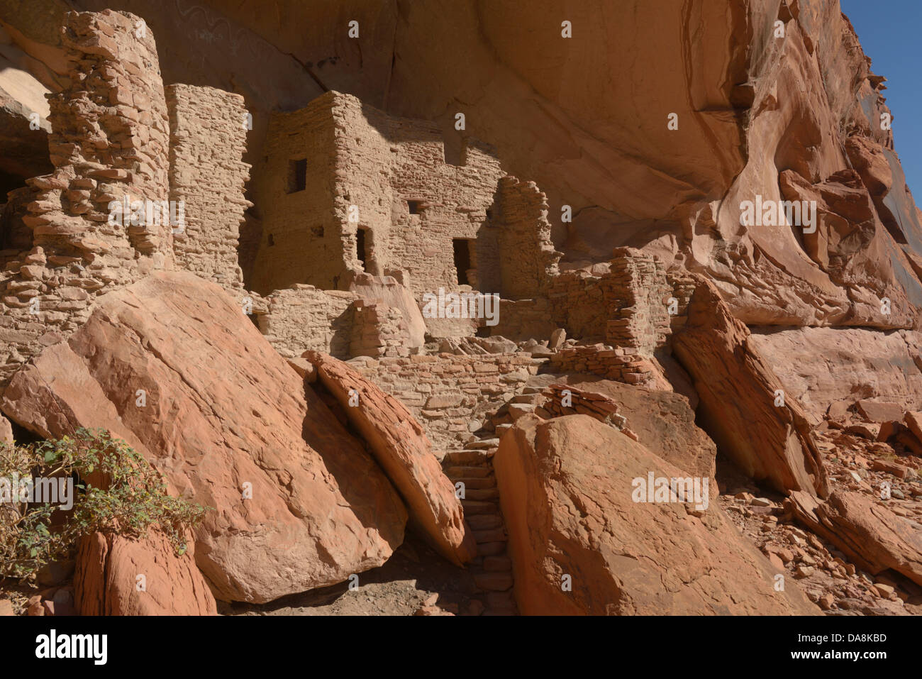 USA, USA, Amerika, Utah, Bluff, Nordamerika, vier Ecken, Colorado Plateau, Fluss, San Juan, Butler waschen, Ruine, St Stockfoto