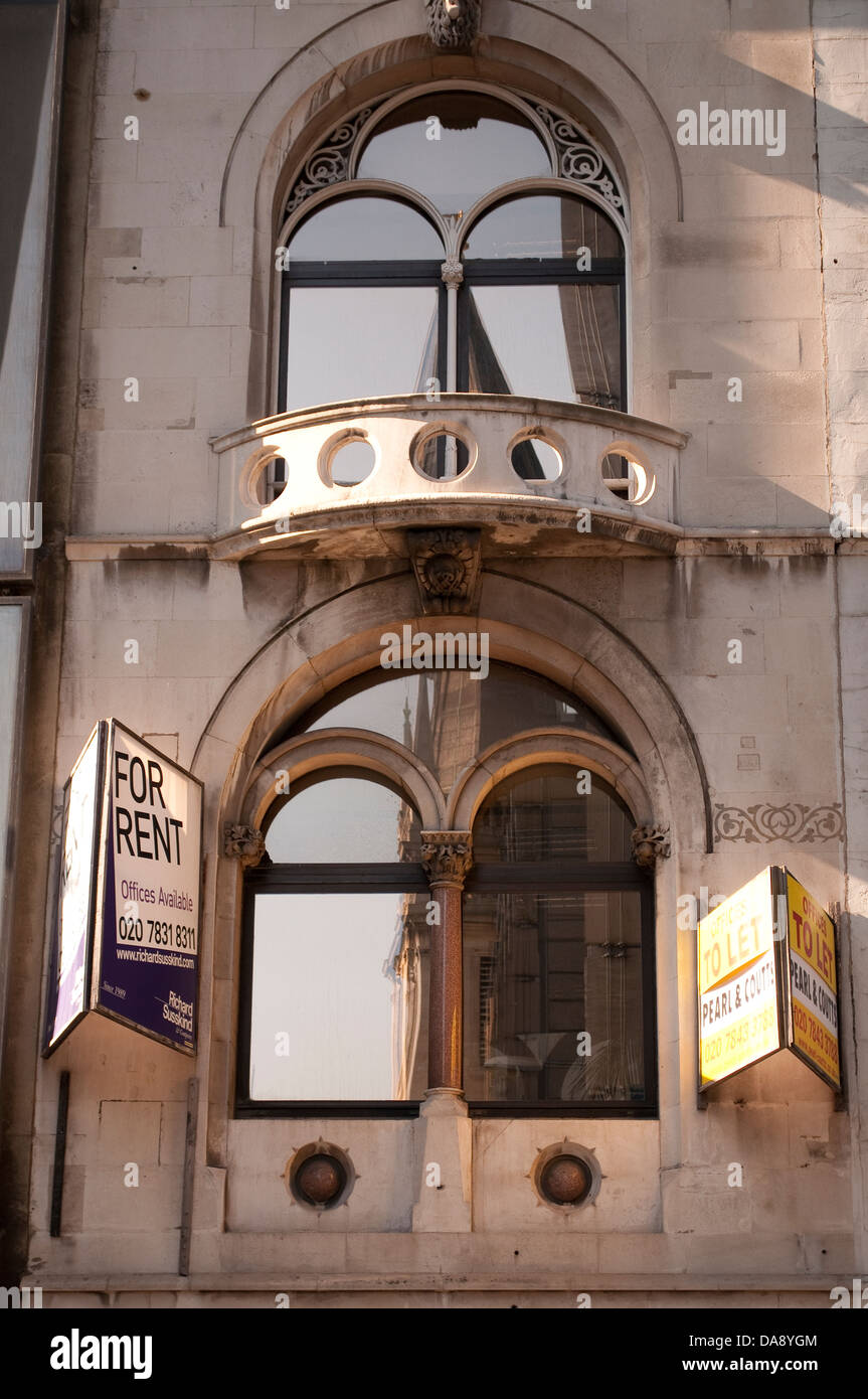 Büros zu vermieten, Stadt von London EC3, UK Stockfoto