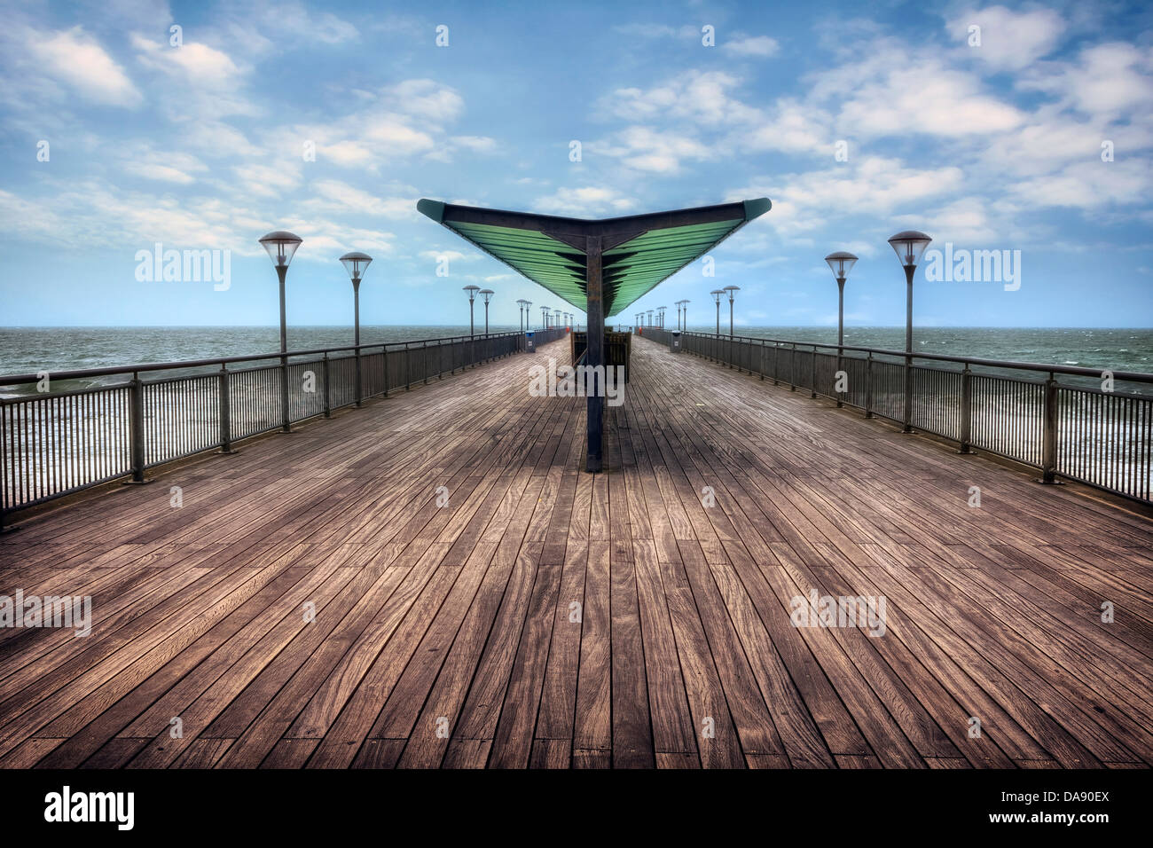 Boscombe Pier, Bournemouth, Dorset, Großbritannien Stockfoto