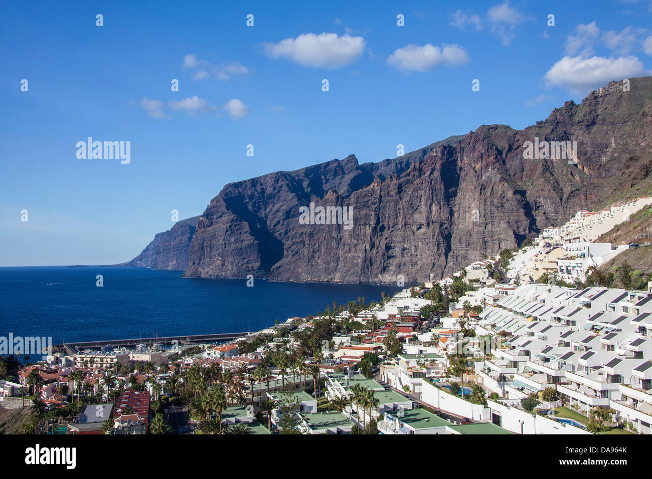 Spanien, Europa, Kanaren, Los Gigantes, Klippen, auf der Insel Teneriffa, Tenerife, Teneriffa, Klippe, Küste, Berg, Felsen, steile, Stockfoto