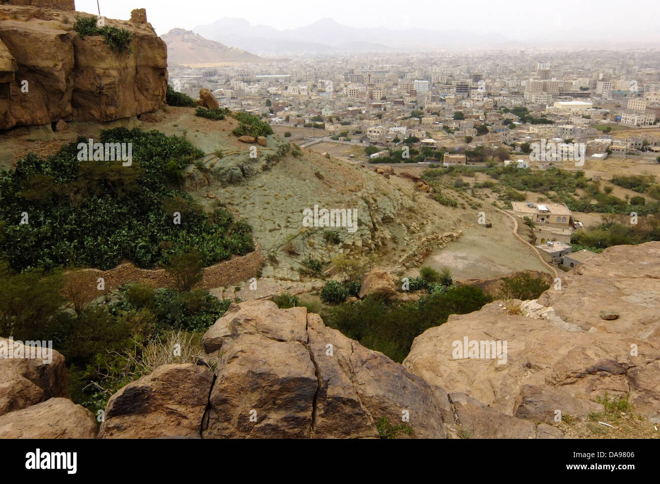 Republik Jemen, Sana ' a, Naher Osten. Eines der ältesten kontinuierlich bewohnt Städte und eine der Hauptstädte der Ighest. Stockfoto