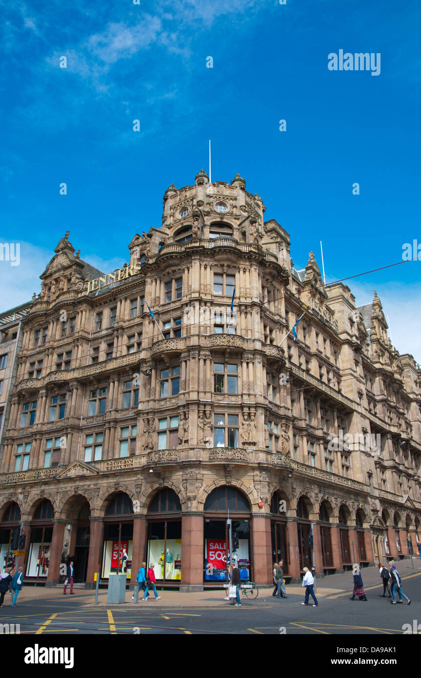 Jenners Edinburgh Building, Princes Street, Edinburgh, Schottland Stockfoto