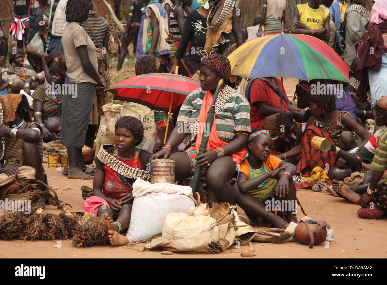 Äthiopien, Afrika, Südäthiopien, Schlüssel der Ferne, Key Afer, Stamm, Minderheit, Minderheit, Ethnologie, ethnologischen, ethnisch, native, pe Stockfoto