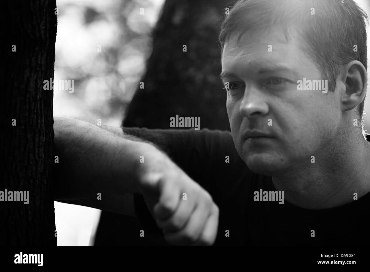 Midlife-Krise. Stockfoto