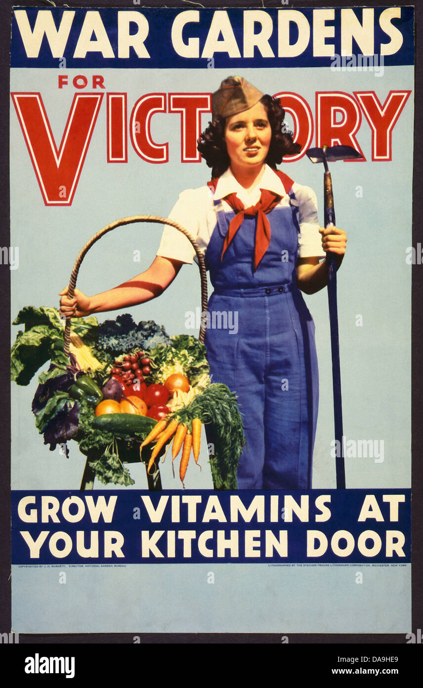 Zweiter Weltkrieg, Zweiter Weltkrieg, Weltkrieg, Krieg, Poster, Propaganda, Propaganda Poster, USA, amerikanisch, Soldaten, Explosion, Stempel Stockfoto