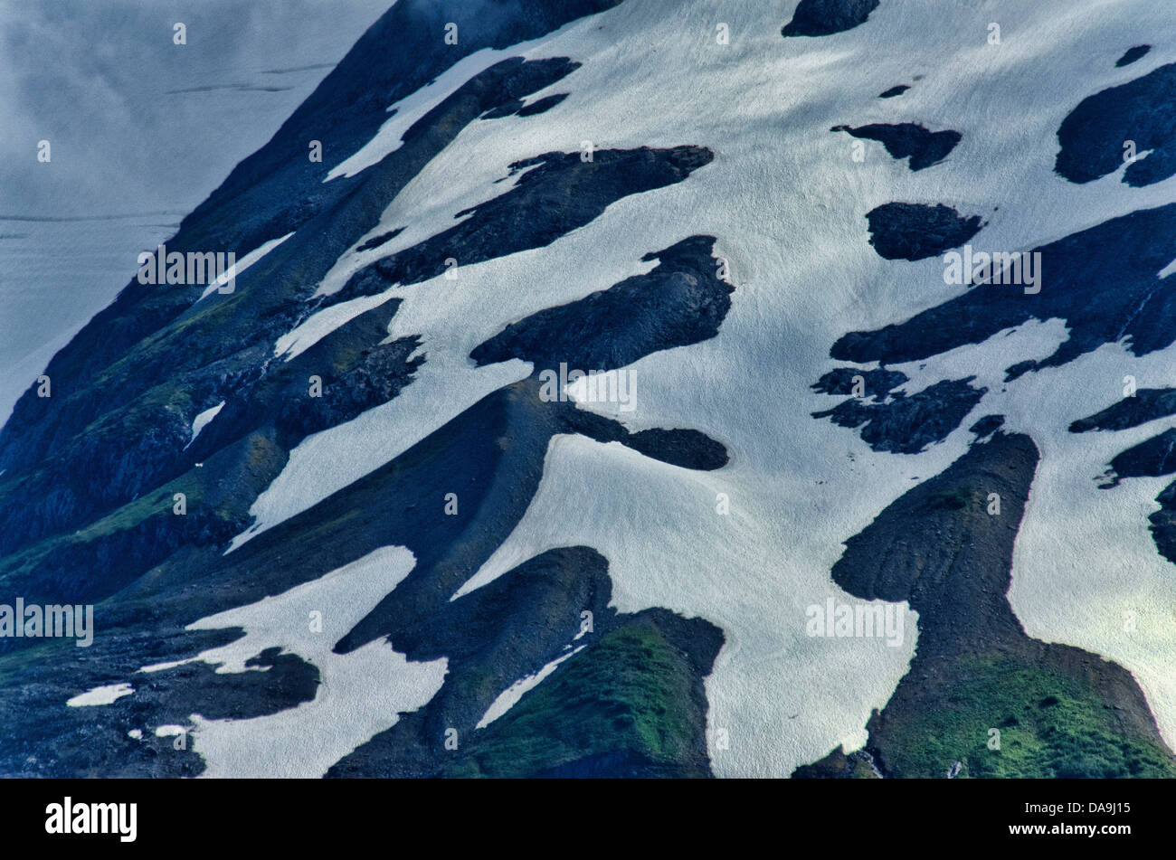Chugach National Forest über Portage Lake, Alaska, USA, Landschaft Stockfoto