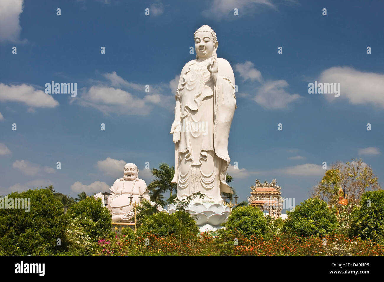 Asien, Statue, Buddha, Buddhismus, Mekong-Delta, mein, Pagode, Süd-Ost-Asien, Tho, Trang, Vietnam, Vietnamesisch, Vinh, Vinh Trang, meine Stockfoto
