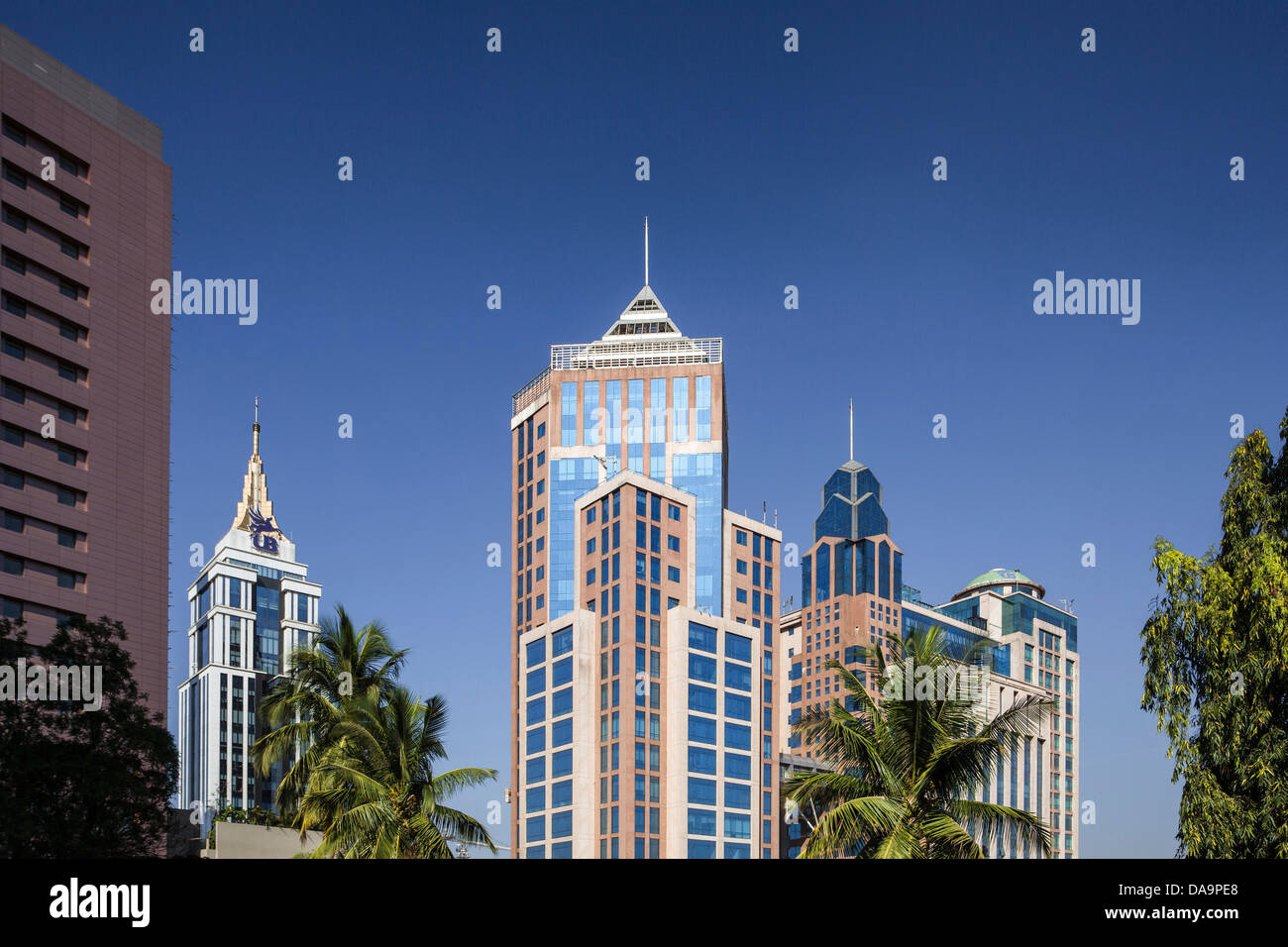 Indien, Süd-Indien, Asien, Karnataka, Bangalore, Stadt, Innenstadt, Skyline, Geschäft, bunte, Entwicklung, Innenstadt, Wirtschaft, ima Stockfoto