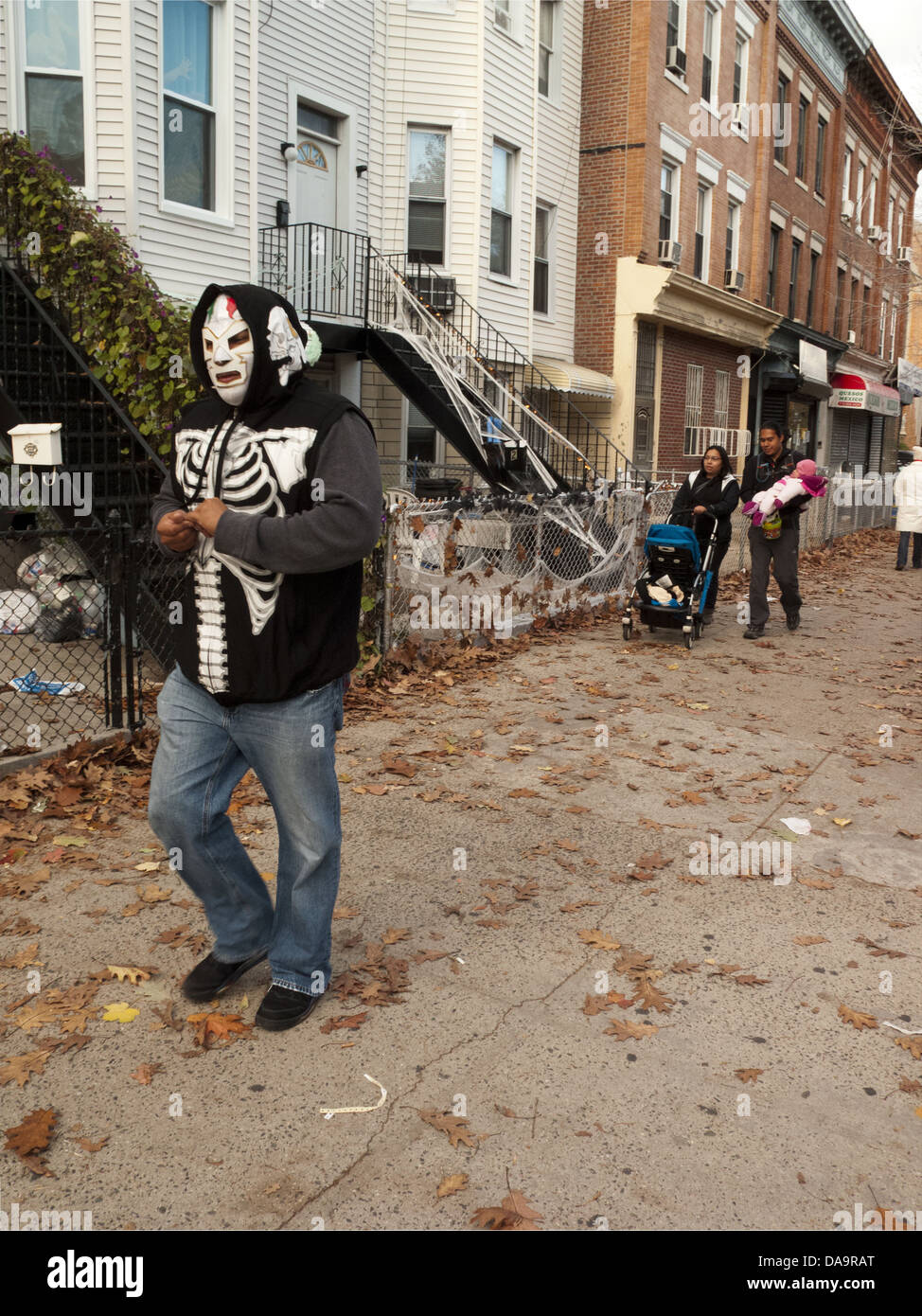 Halloween in den Kensington-Abschnitt von Brooklyn, NY, 2010. Stockfoto