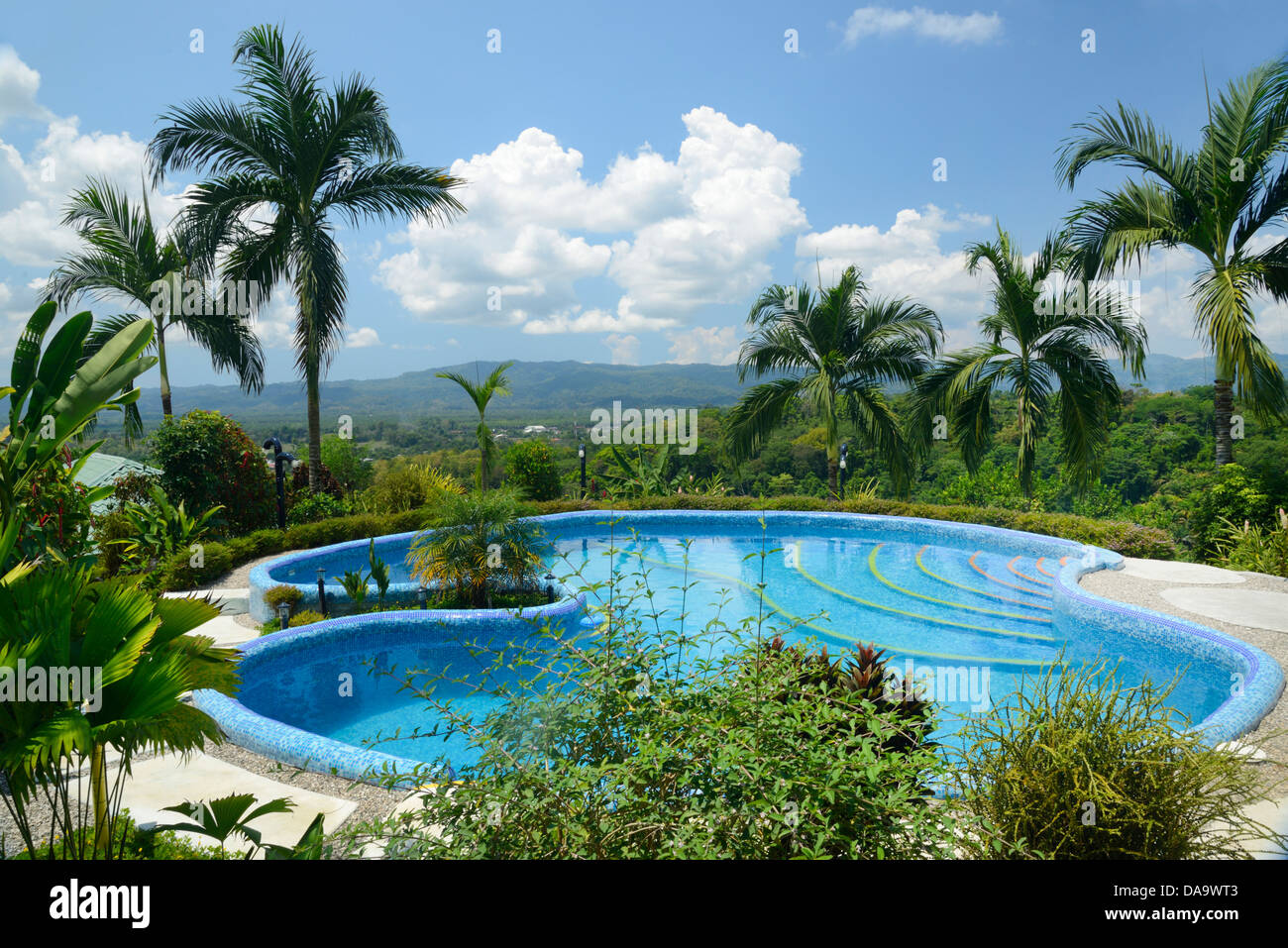 Mittelamerika, Costa Rica, Golfito, Landschaft, Natur, Schwimmbad, Pool, Hotel, Resort, tropisch, Puntarenas, Stockfoto