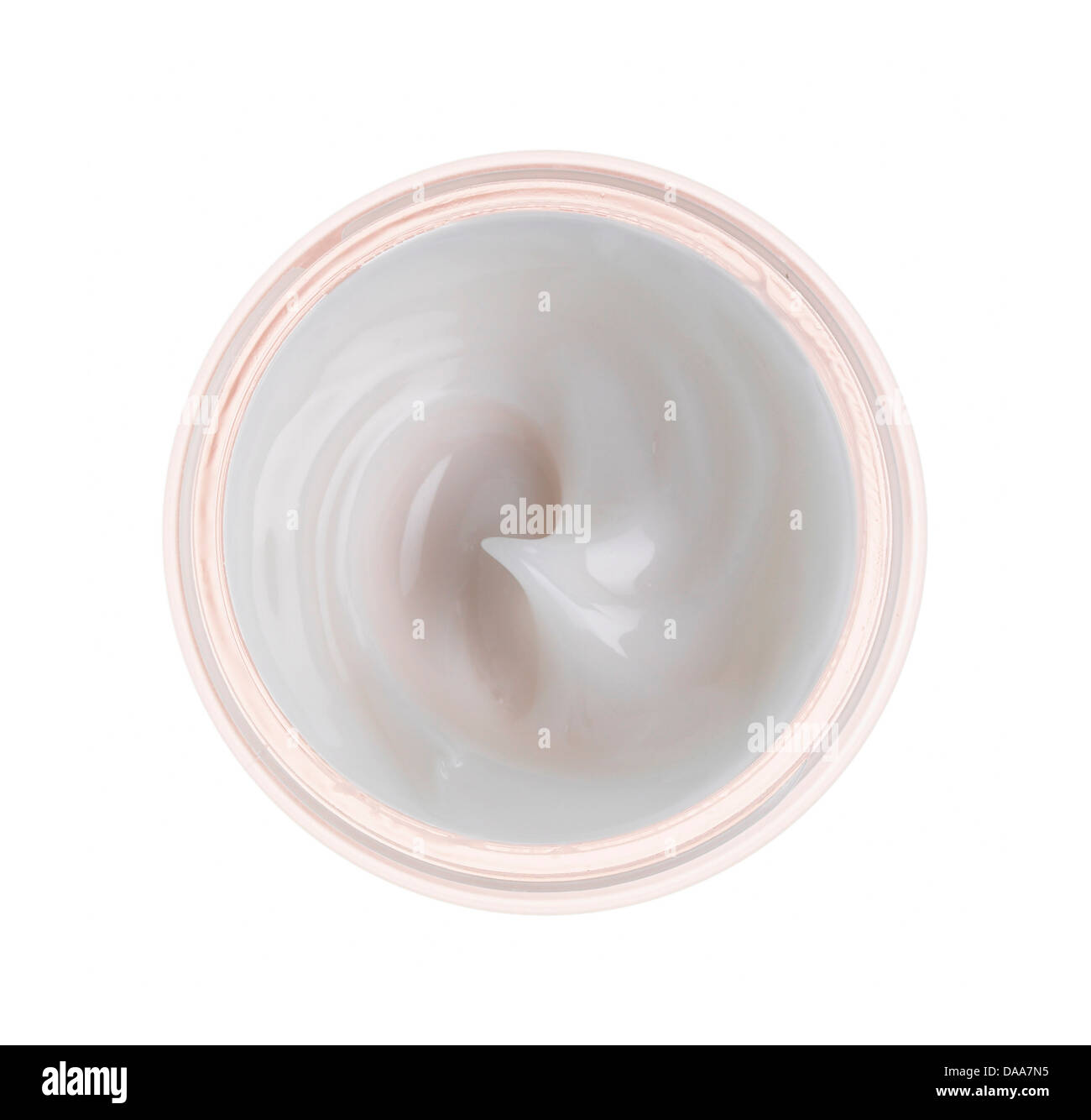 Schönheit-Produkt Creme-Gel auf einem weißen Hintergrund ausschneiden Stockfoto