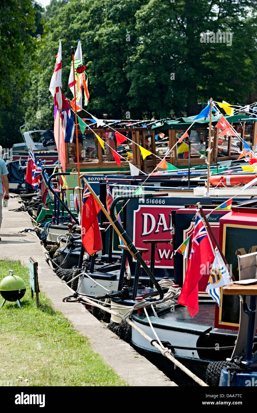 Stratford-upon-Avon River Boat Festival 2013 Stockfoto