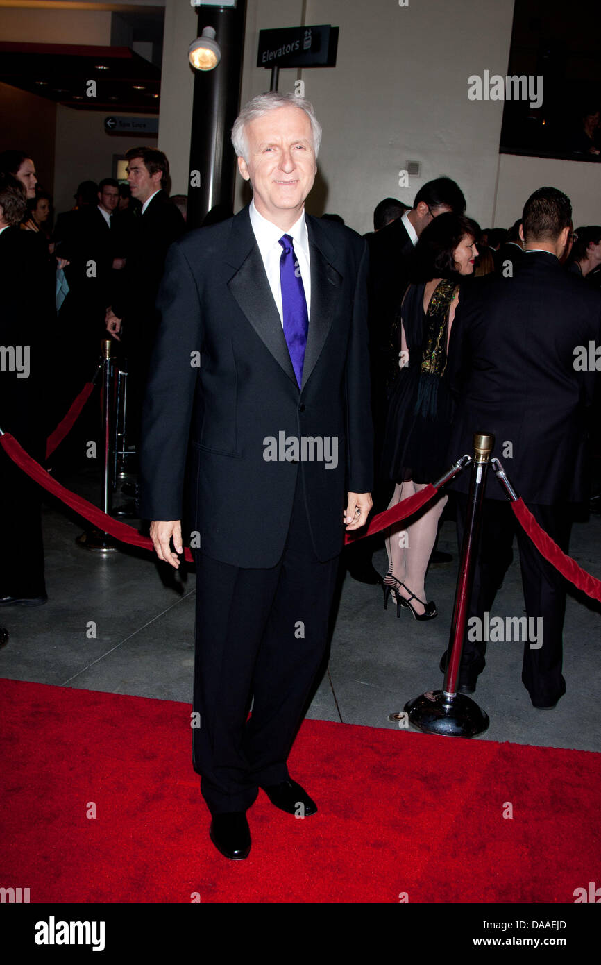 Regisseur James Cameron kommt bei den 63. Annual DGA Awards von der Directors Guild of America Grand Ballroom von Hollywood & Hochland in Los Angeles, USA, 29. Januar 2011 vorgestellt. Foto: Hubert Boesl Stockfoto