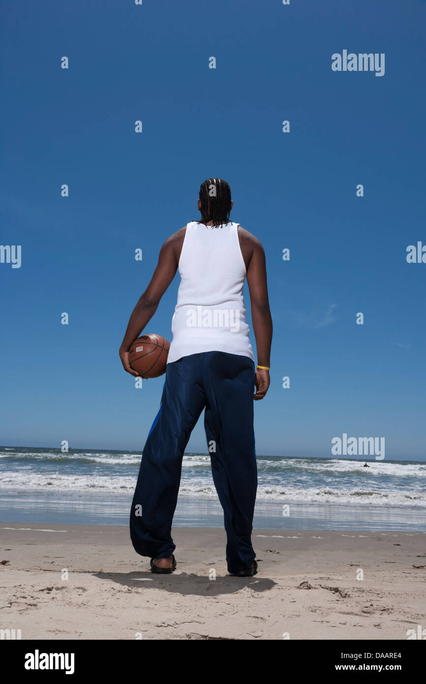LOS ANGELES, CA-Juni 06: Ronny Turiaf spielen Basketball in Los Angeles, Kalifornien, USA am 6. Juni 2007. Stockfoto