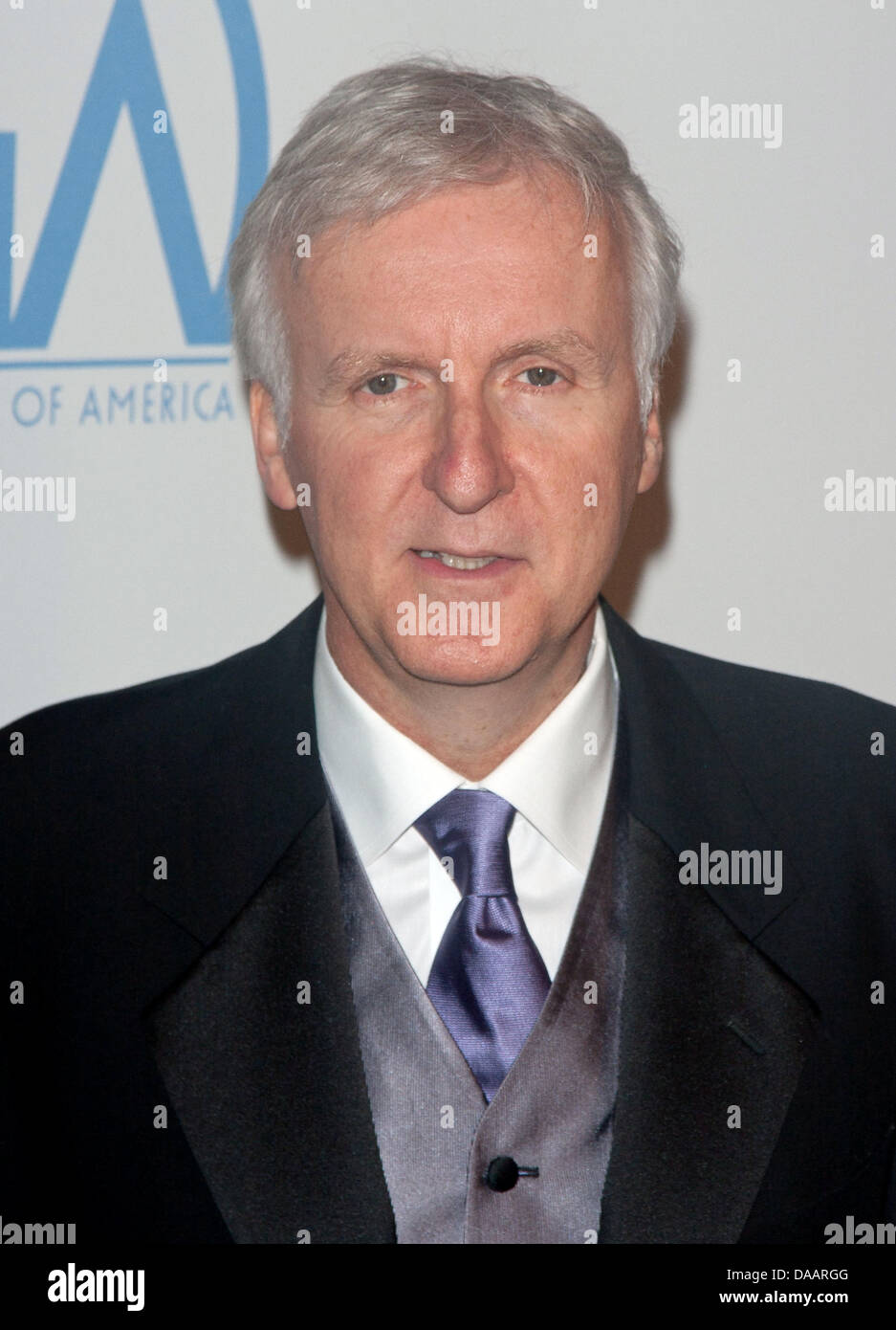 US-Regisseur James Cameron kommt für die 22. jährlichen Produzent-Zünft-Preise im Hotel Beverly Hilton in Beverly Hills, Los Angeles, USA, am 22. Januar 2011. Foto: Hubert Boesl Stockfoto