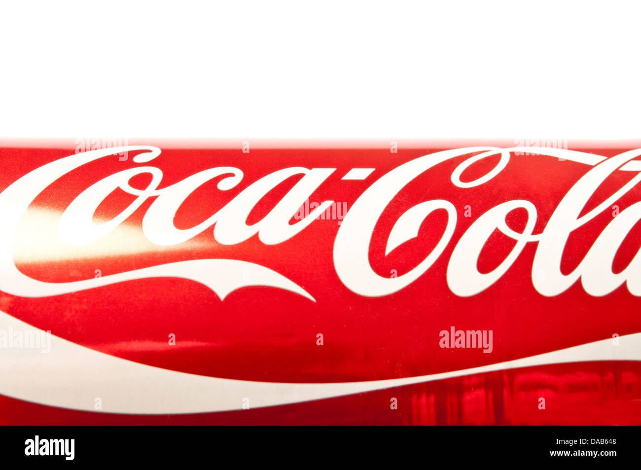 Coca Cola Dose Stockfoto