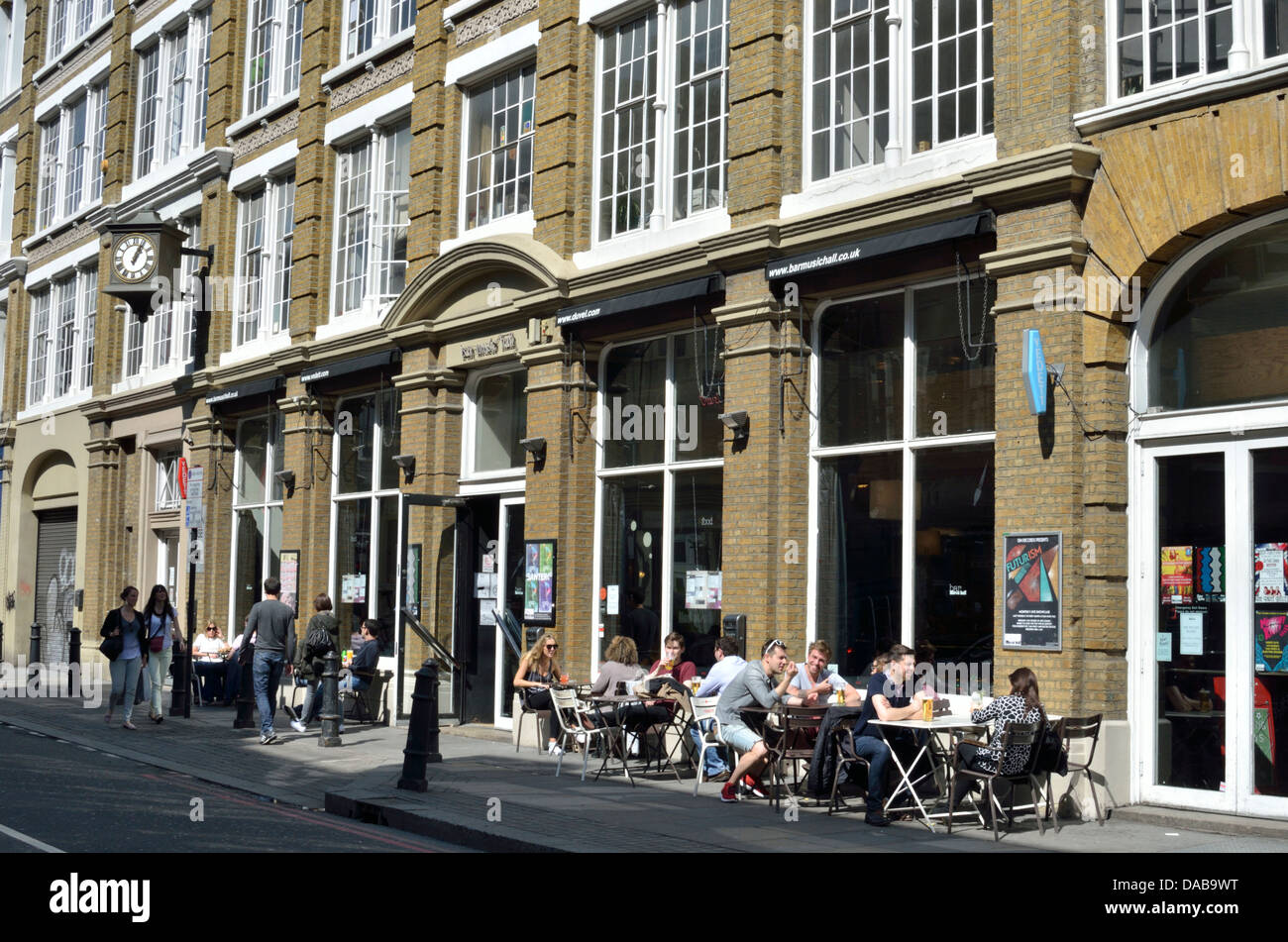 Bar-Musik Hall in Shoreditch, London, UK. Stockfoto