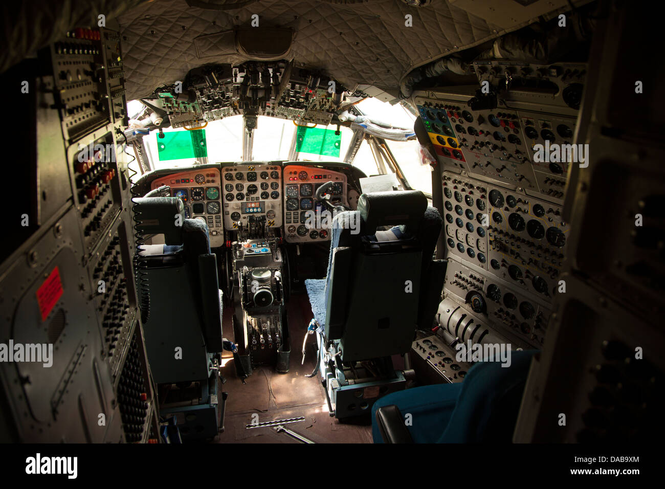 BAe Nimrod R1 XW664 cockpit Stockfoto