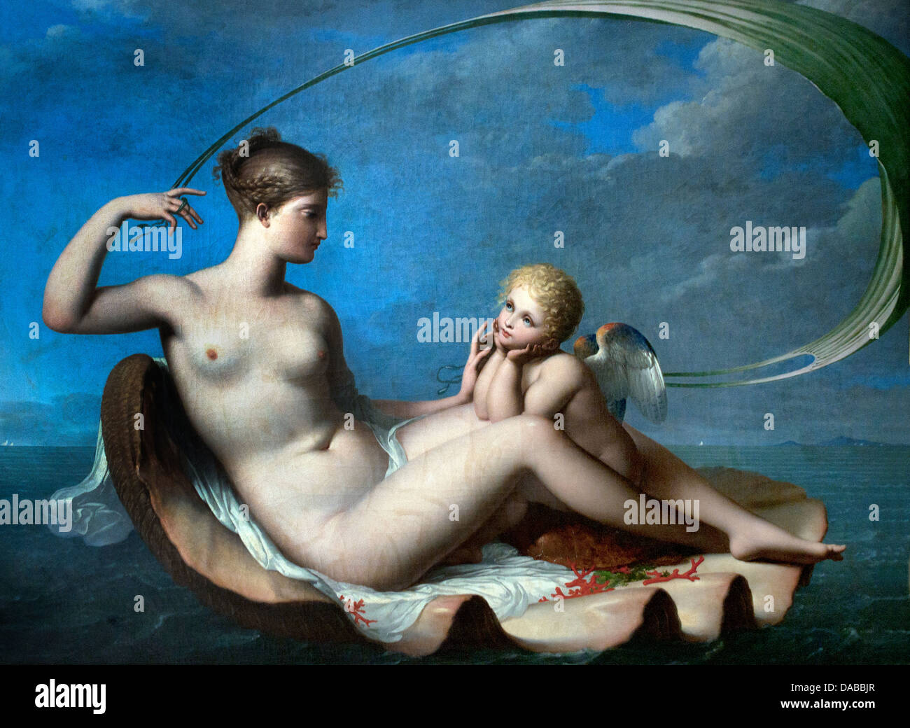 Venus und Eros 1810 Charles Paul Landon 1760-1826 Frankreich Stockfoto