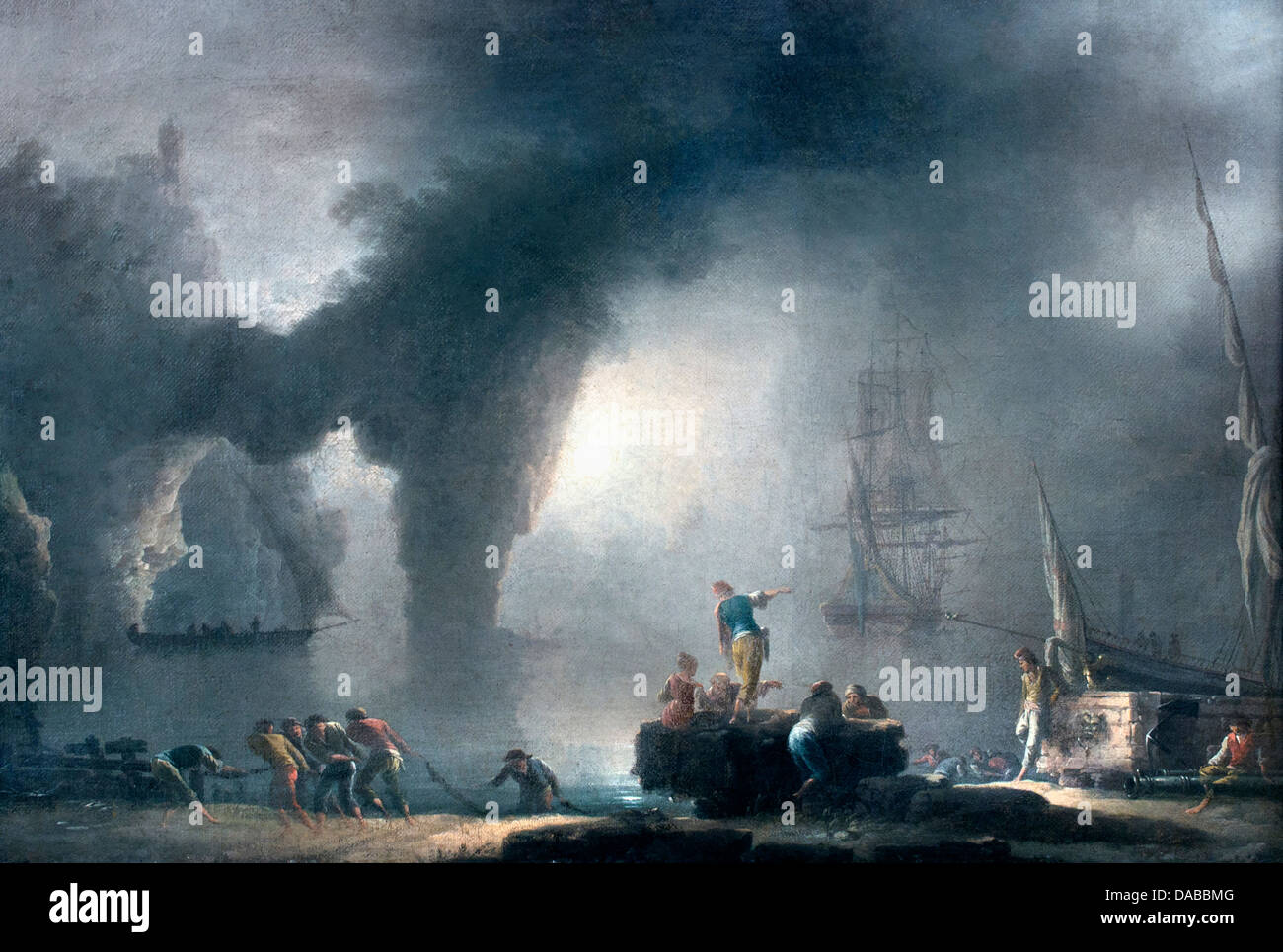 Marine von Joseph Vernet 1714-1789 Frankreich Stockfoto