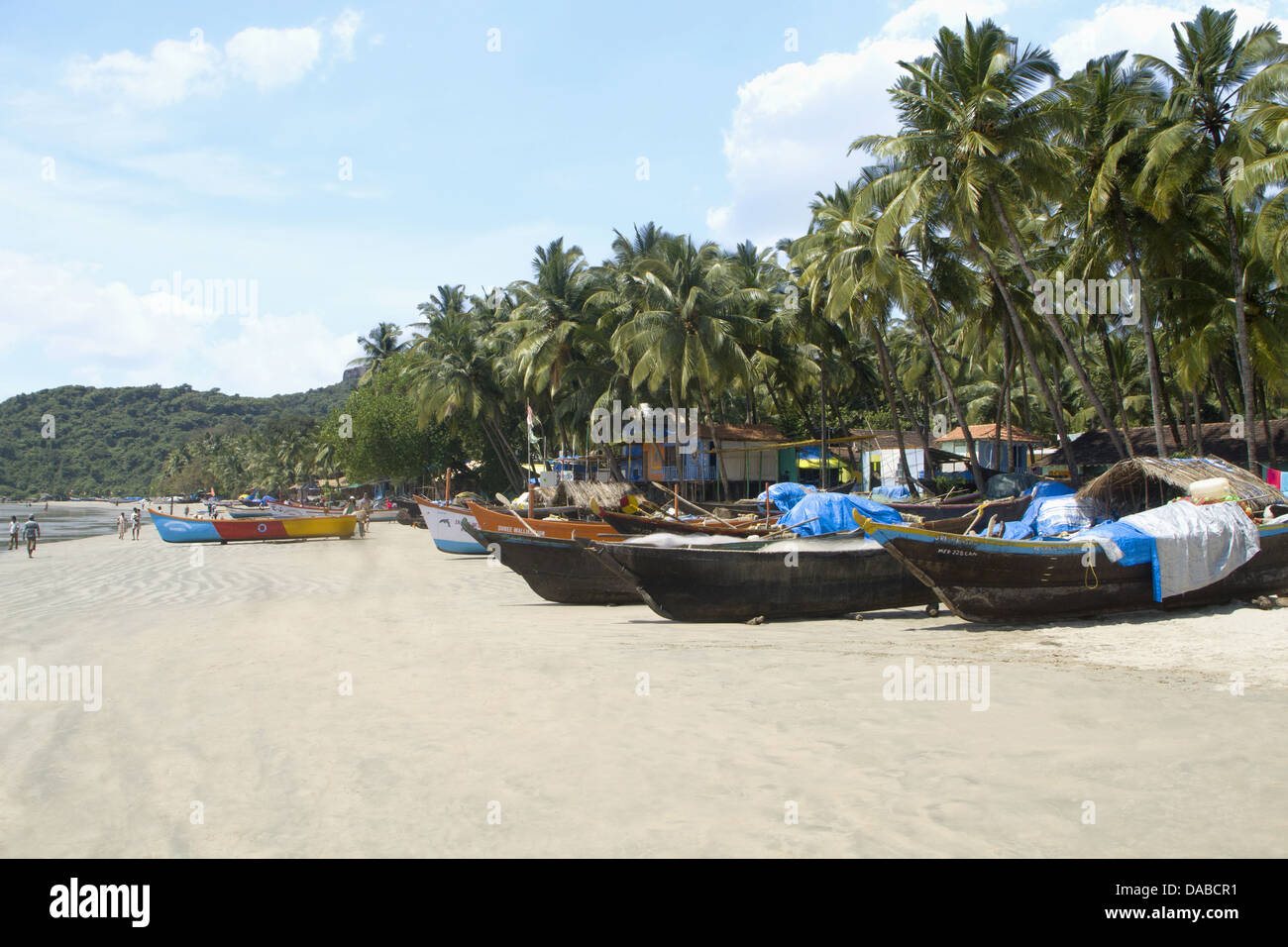 Palolem Beach in Süd-Goa, Indien Stockfoto